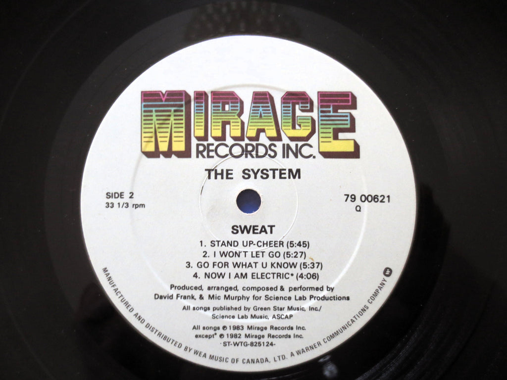 The System – Sweat (1983) Vinyl LP