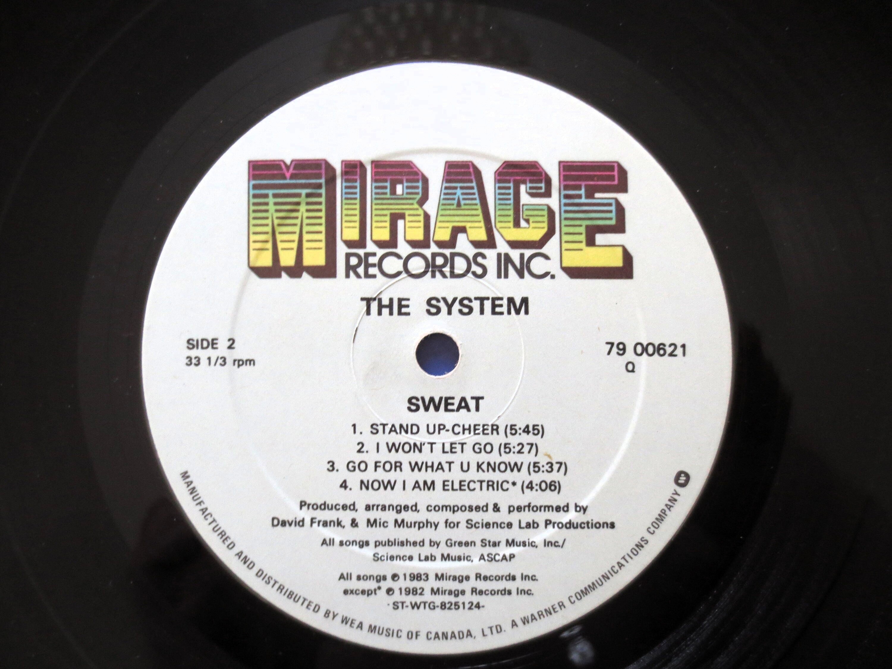 The System – Sweat (1983) Vinyl LP