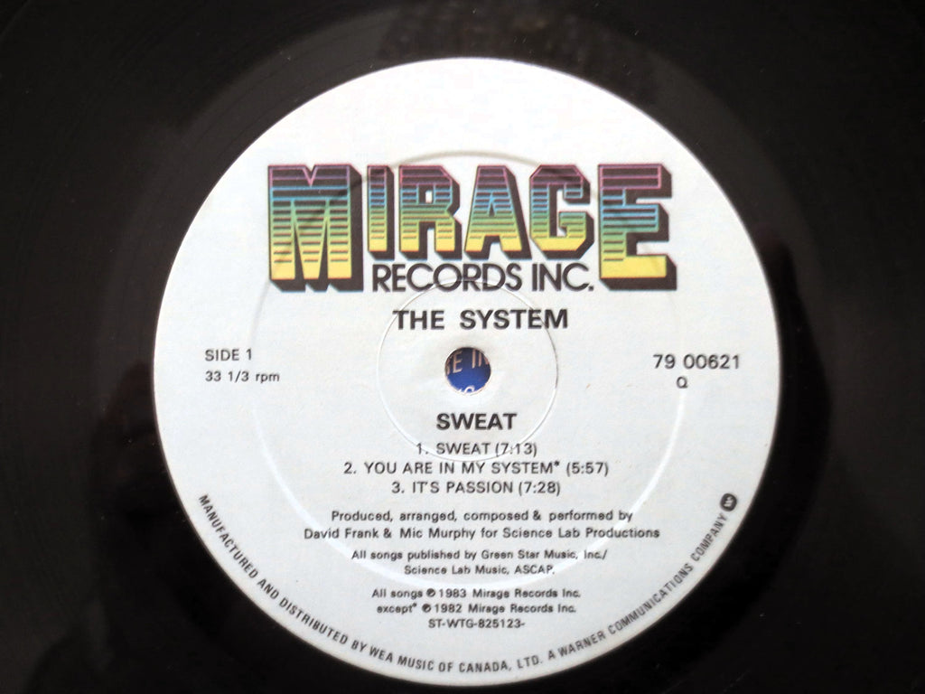 The System – Sweat (1983) Vinyl LP