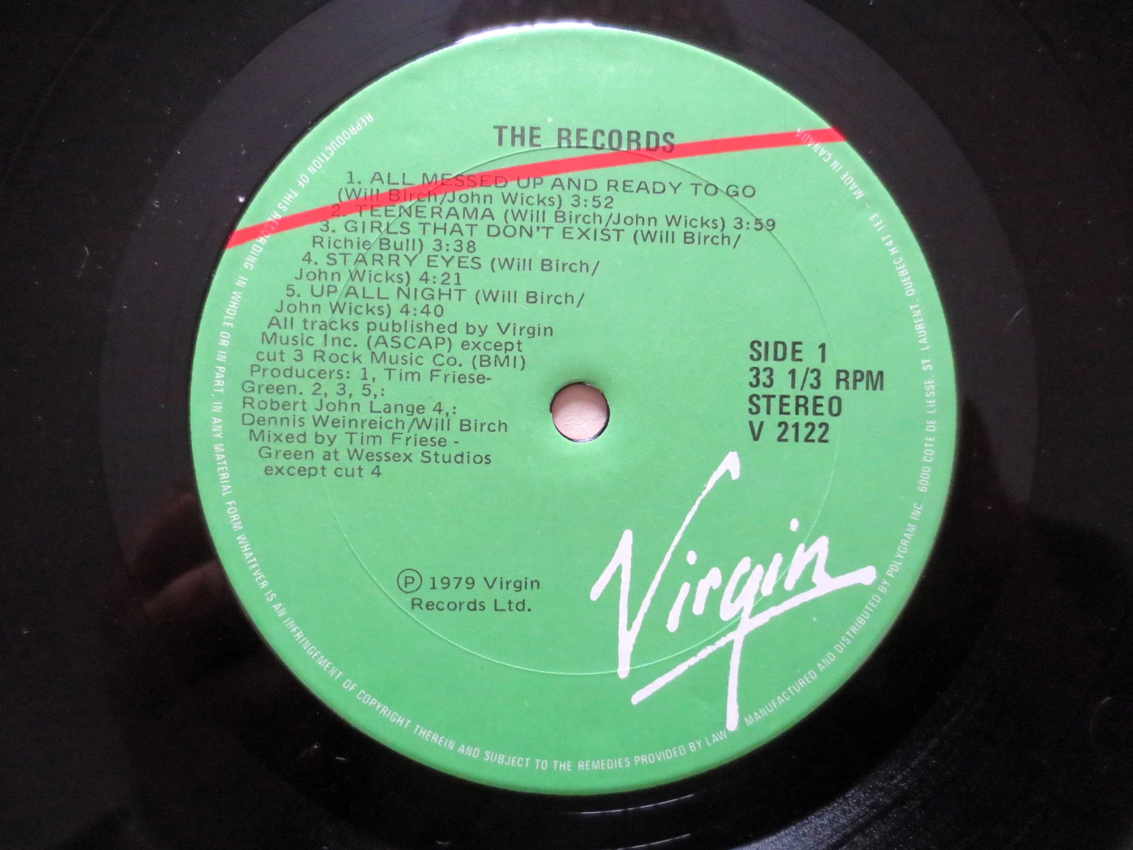 The Records – The Records (1979) Vinyl LP