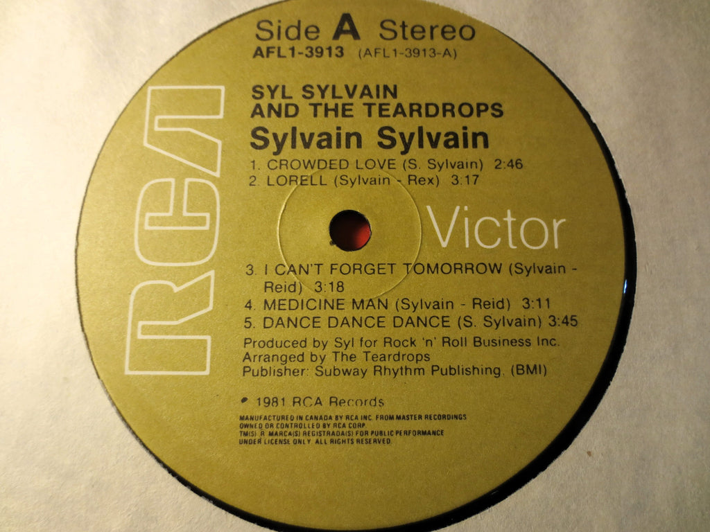 Syl Sylvain and the Teardrops – Syl Sylvain and the Teardrops (1981) Vinyl LP