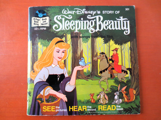 DISNEY Album, SLEEPING BEAUTY, Disneyland Records, Disney Records, Childrens Record, Disney Lp, Kids Lp, lps, 1977 Records