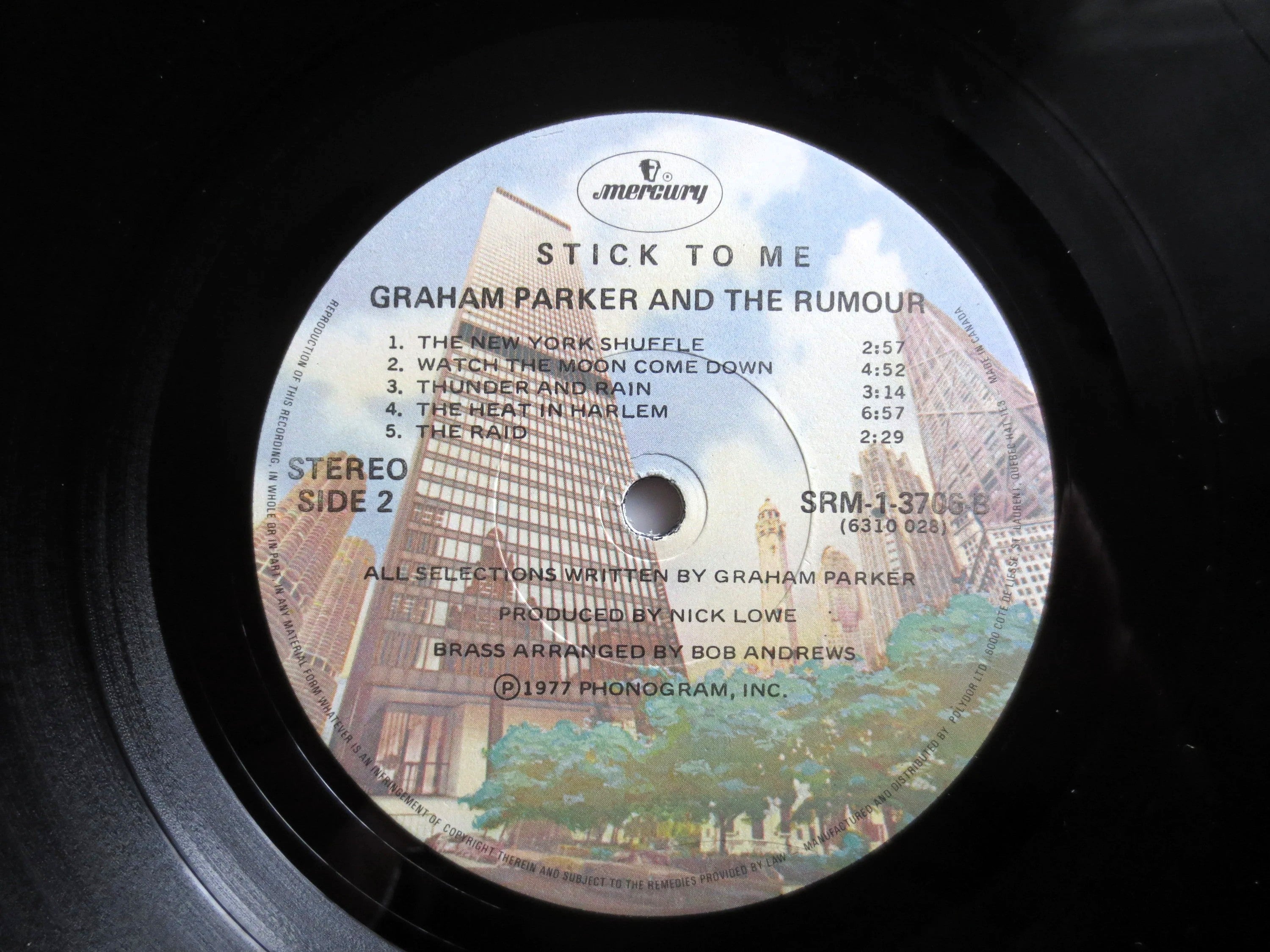 Graham Parker & The Rumour – Stick to Me (1977) Vinyl LP
