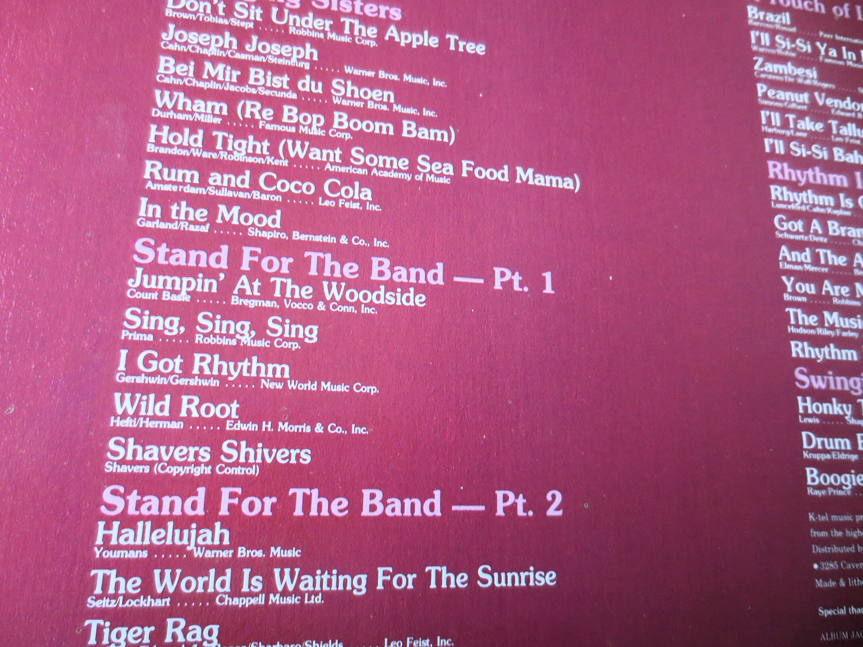 The Radiolas – Swingin’ Again (1984) Vinyl LP