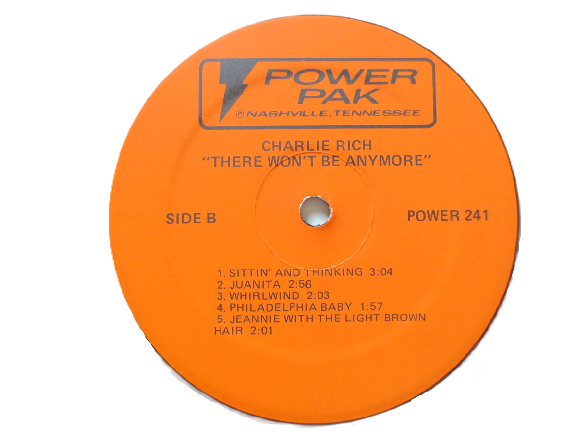 Charlie Rich – There Won't Be Anymore (1974) Vinyl LP