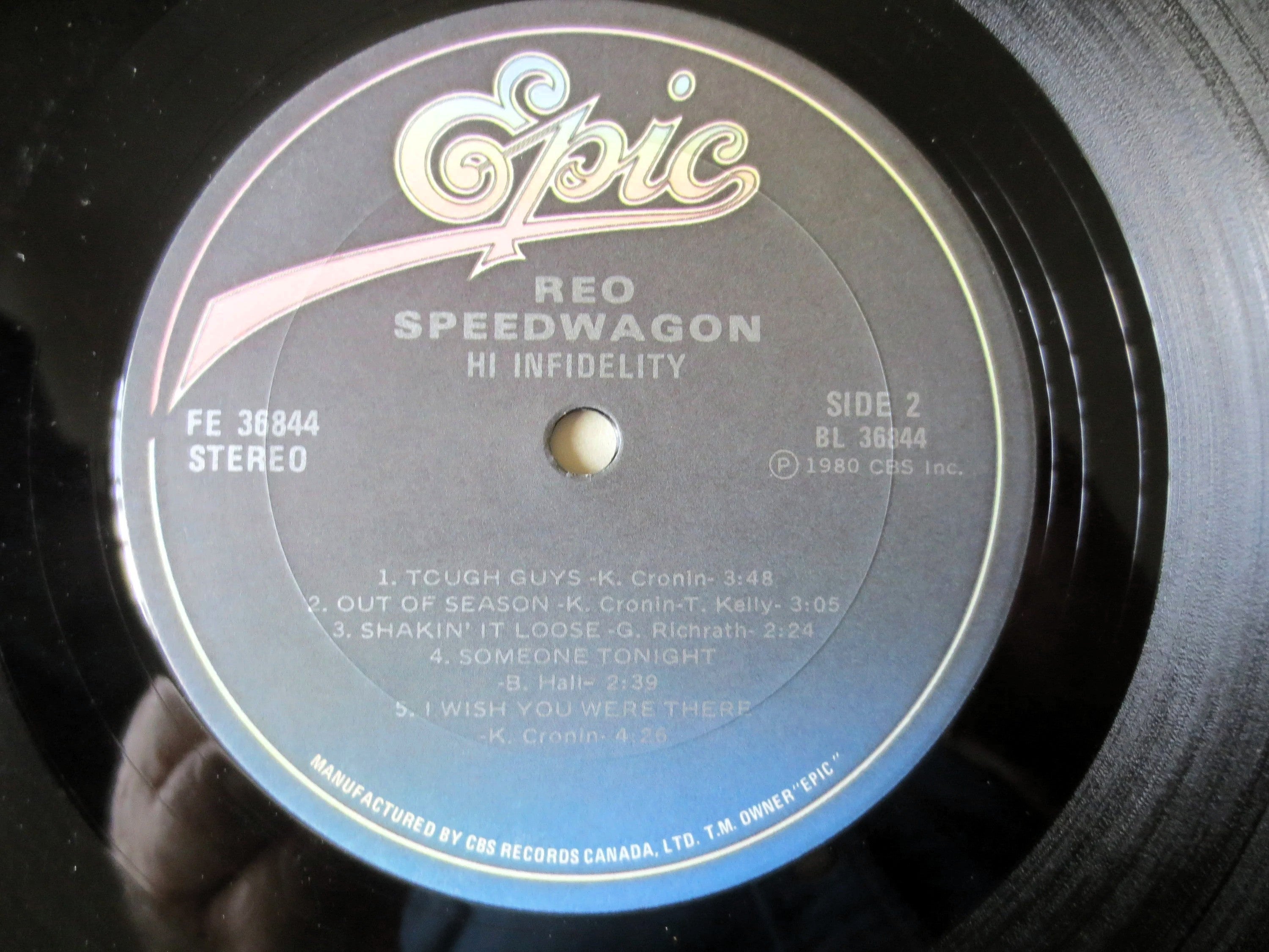 REO Speedwagon – Hi Infidelity (1980) Vinyl LP