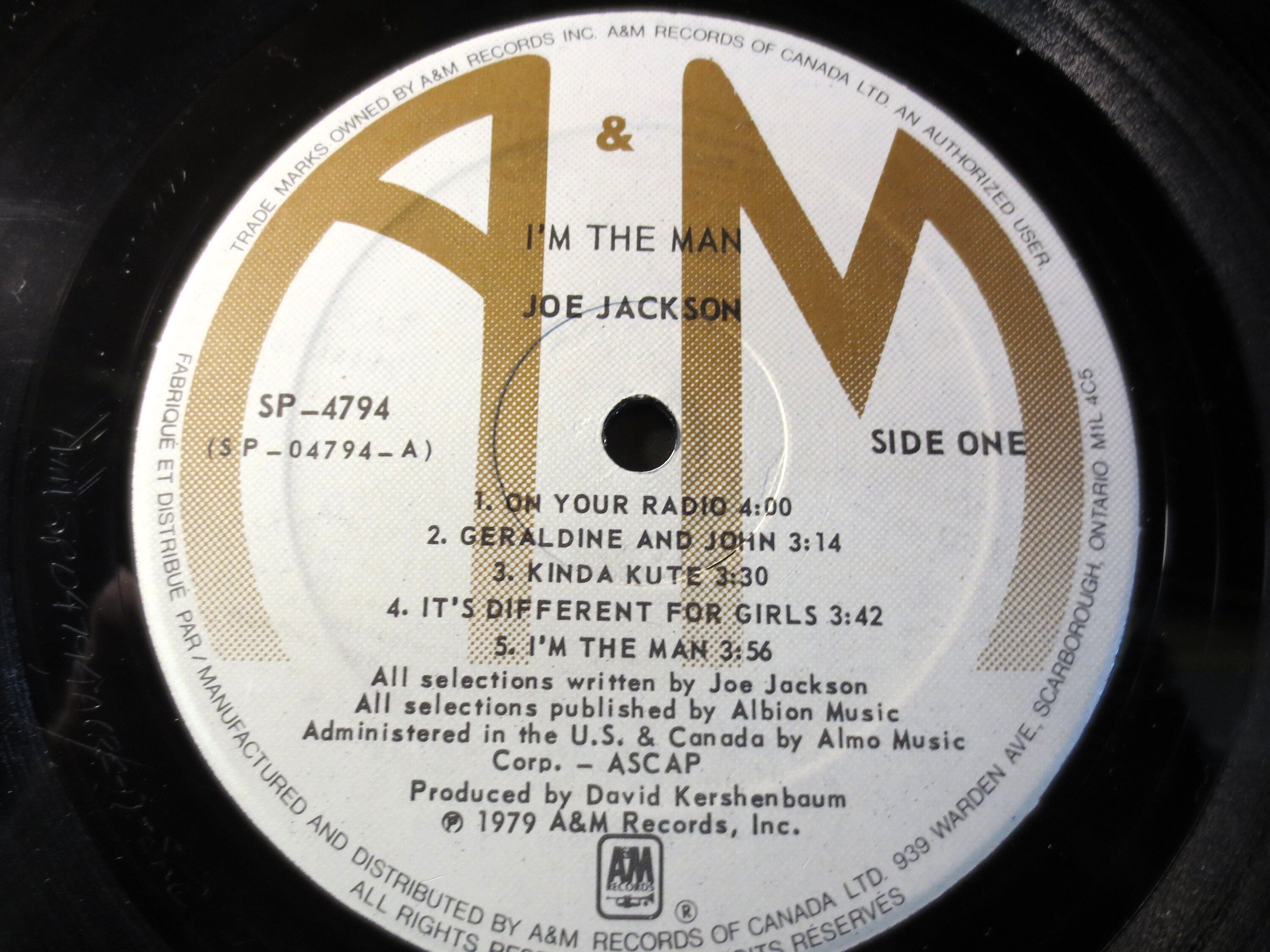 JOE JACKSON, I'm the Man, Vintage Album, 1979 Record, Vinyl Lp