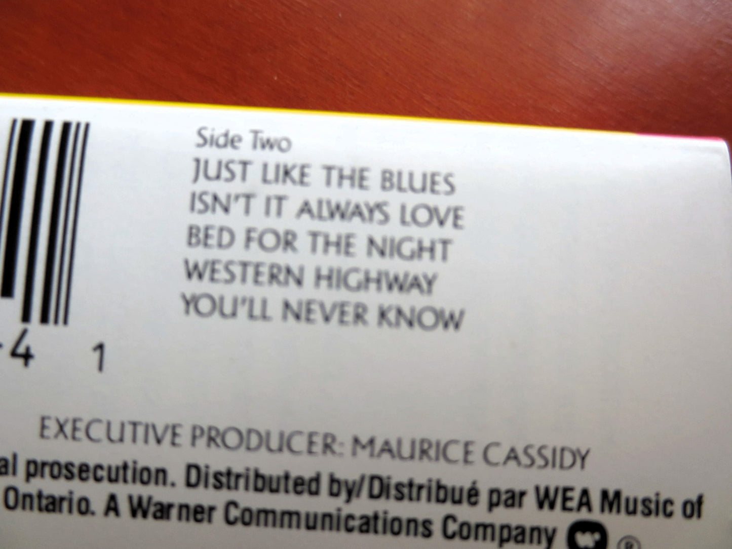 MAURA O'CONNELL, "Helpless HEART", 1989 Cassette Tape, Vintage Cassette