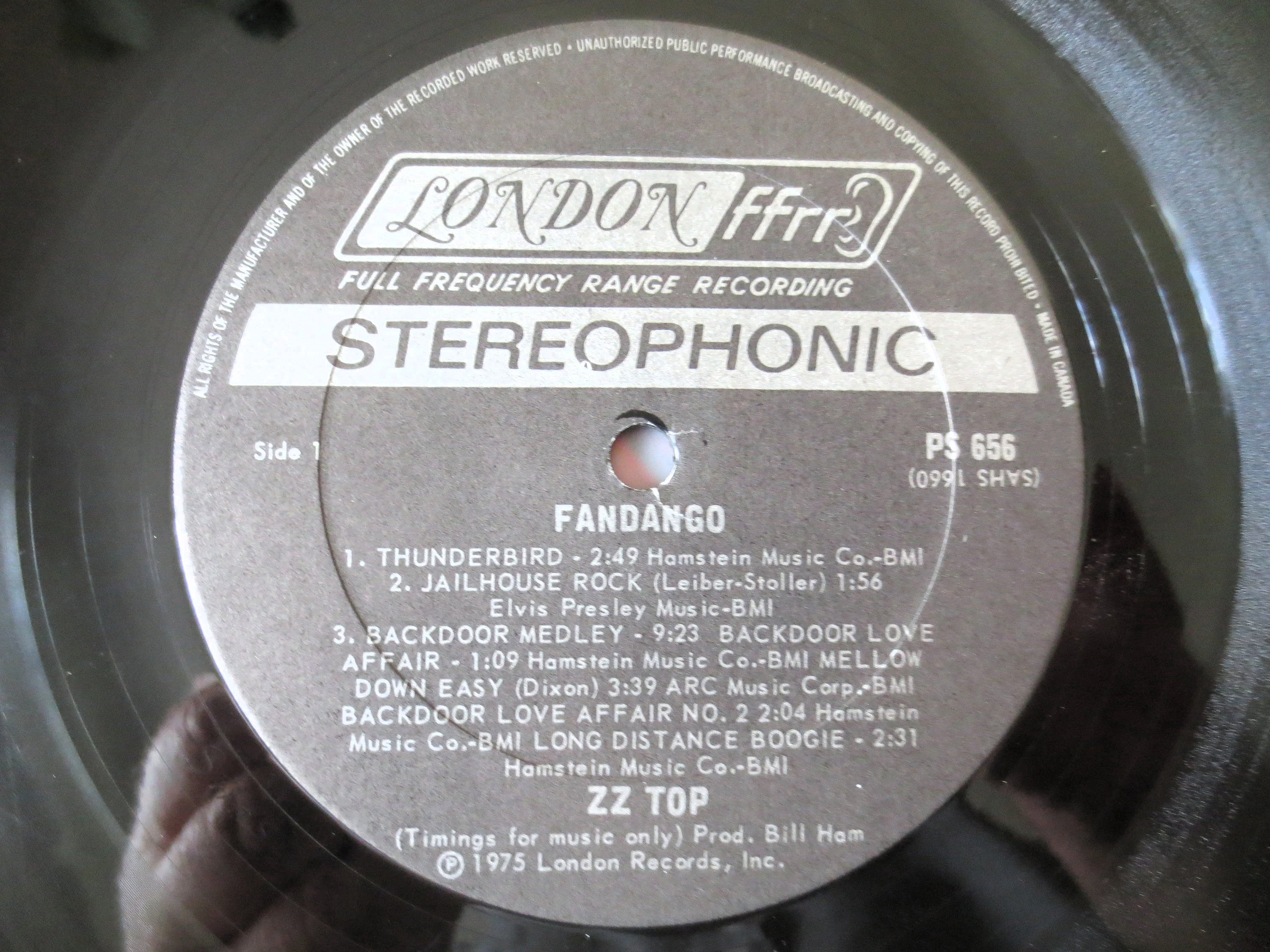 ZZ Top – Fandango! (1975) Vinyl LP