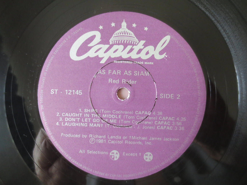 Red Rider – As Far as Siam (1981) Vinyl LP