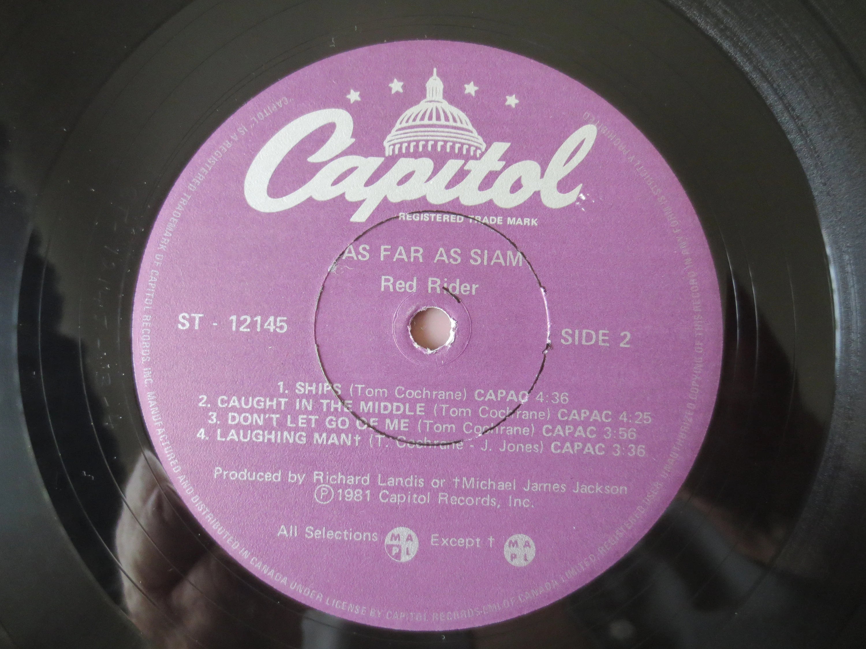 Red Rider – As Far as Siam (1981) Vinyl LP