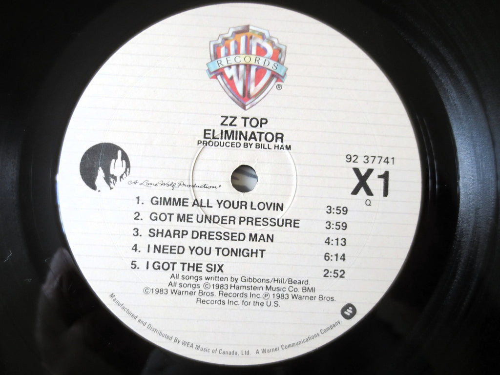 ZZ Top – Eliminator (1983) Vinyl LP