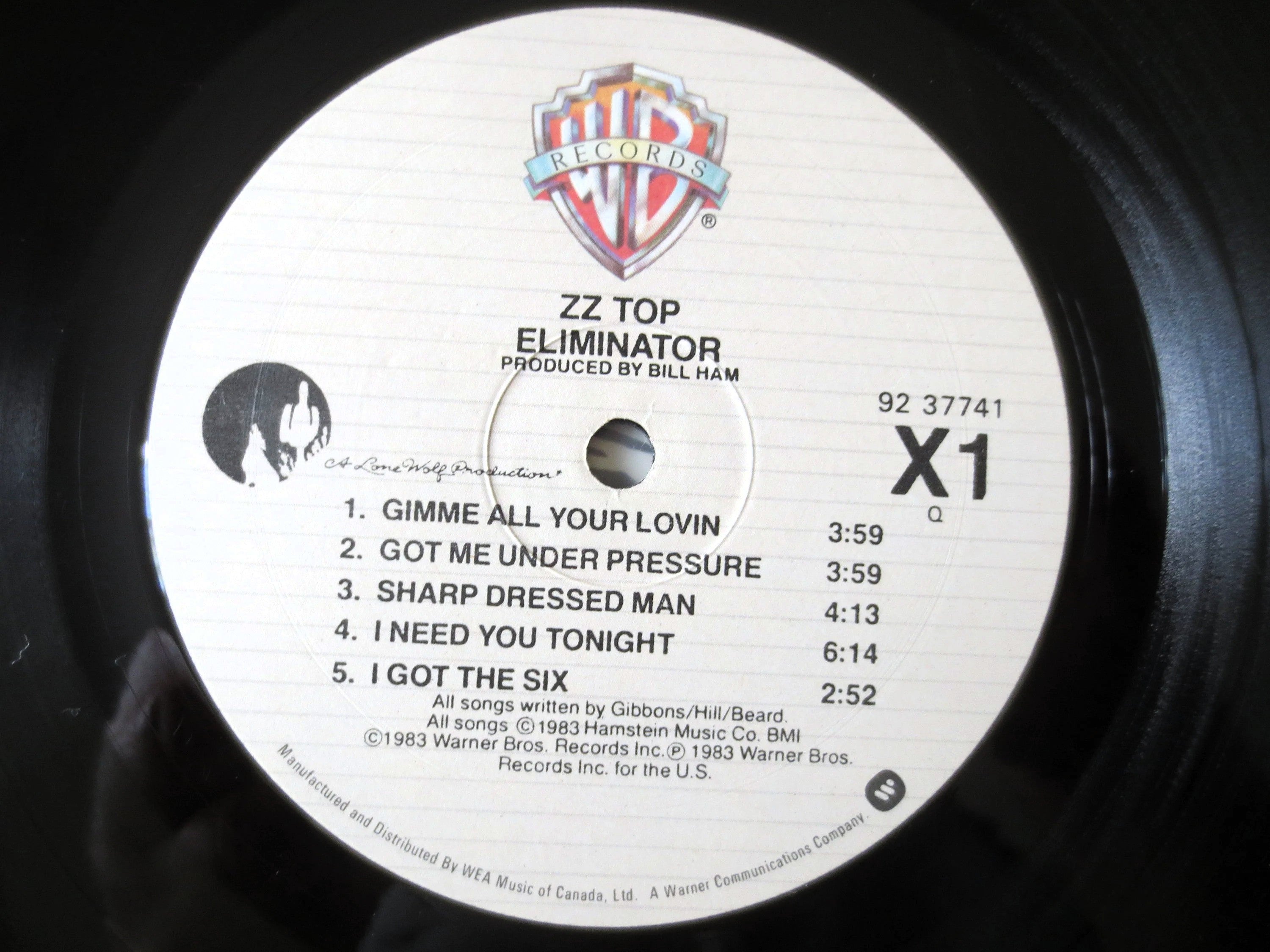 ZZ Top – Eliminator (1983) Vinyl LP