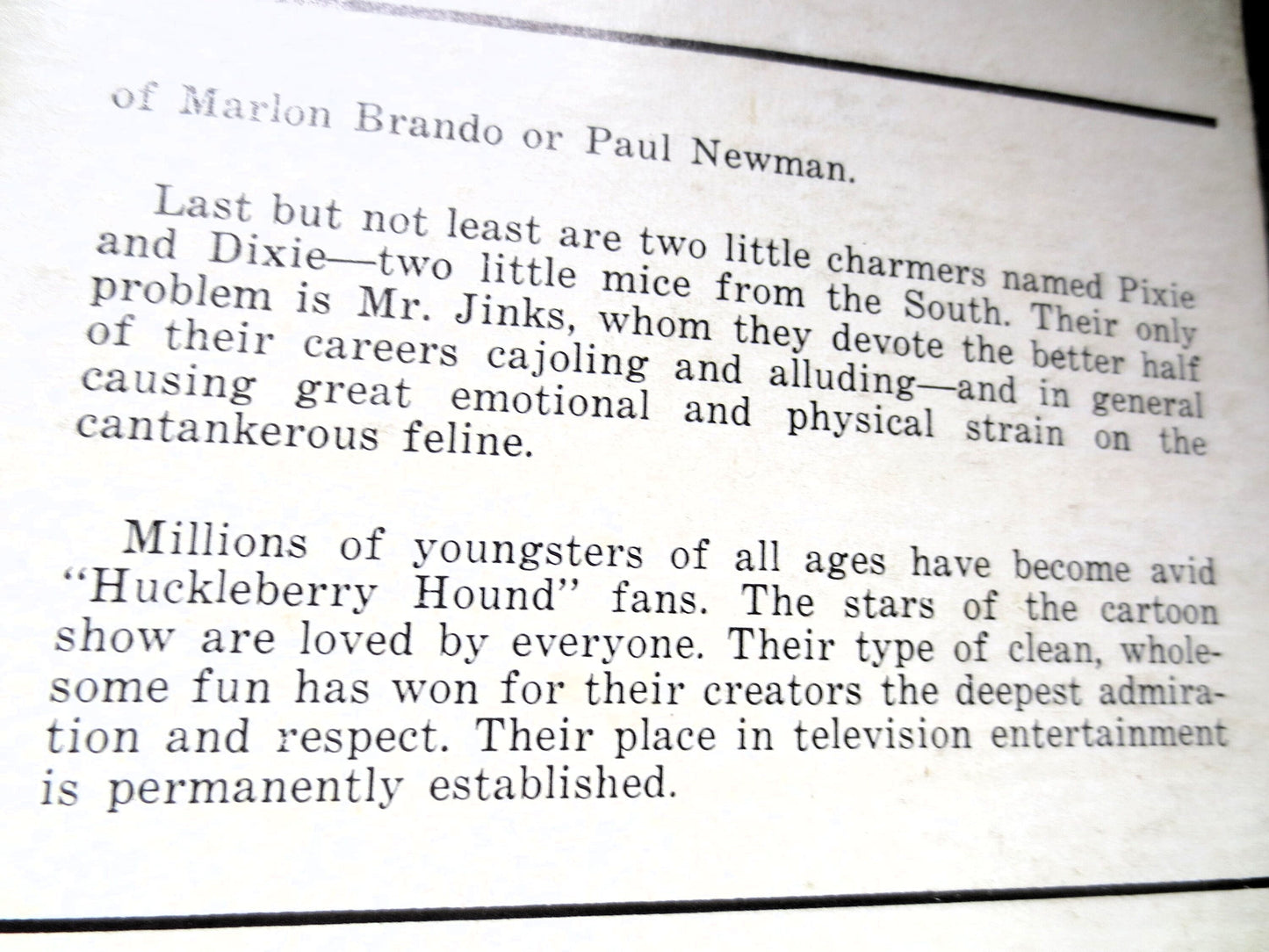 HUCKLEBERRY HOUND, Kellogg's TV Show, Vintage Album, 1959 Record, Vinyl Lp