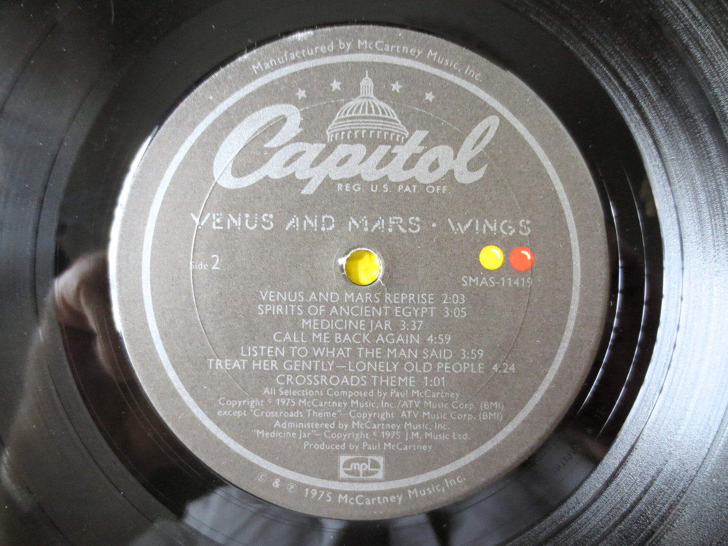 PAUL McCARTNEY, VENUS and Mars, The Beatles, 1975 Record, Vintage Vinyl Lp, 003