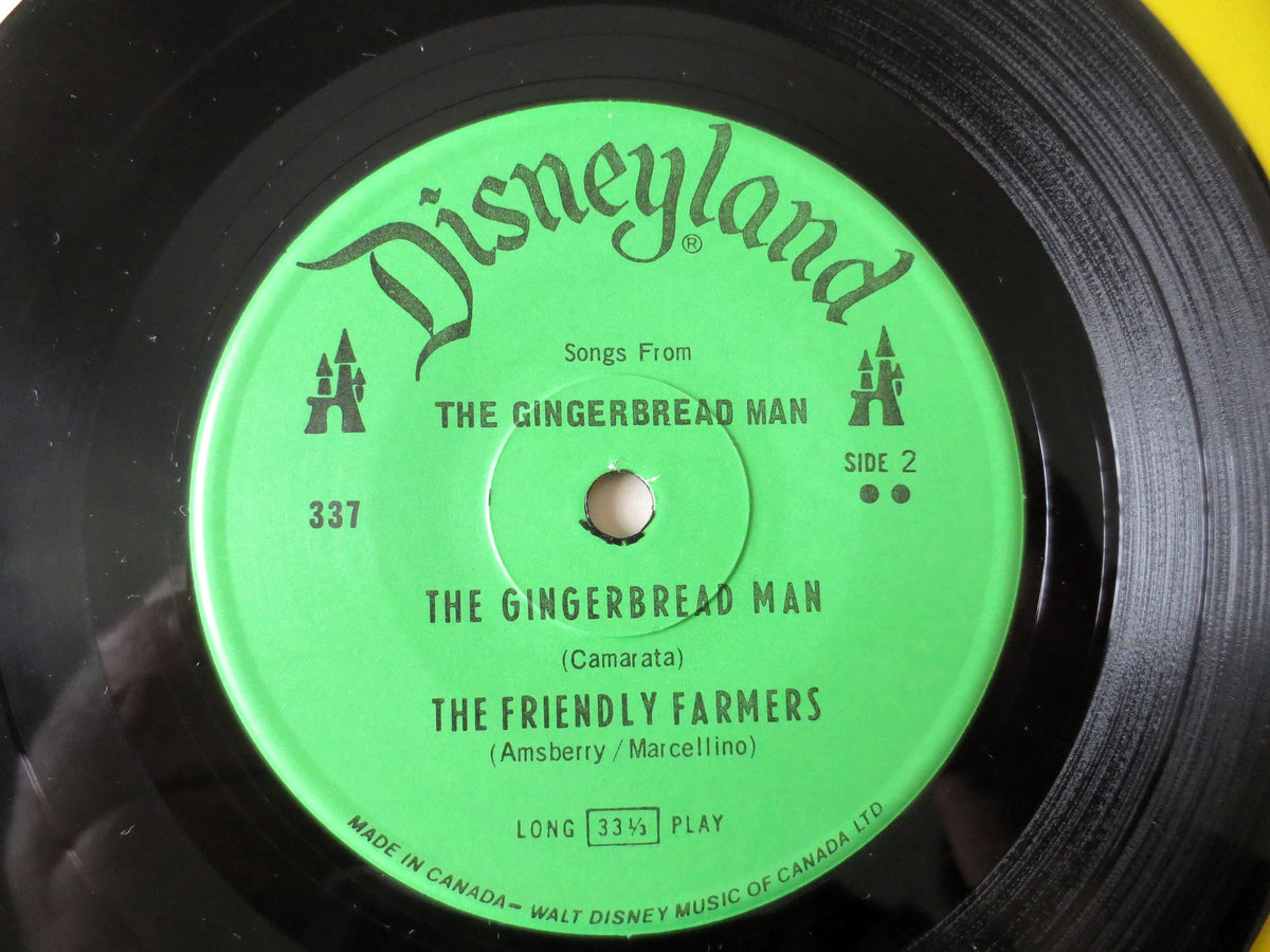 Disneyland – The Story of the Gingerbread Man (1969) Vinyl LP with 24-Page Book