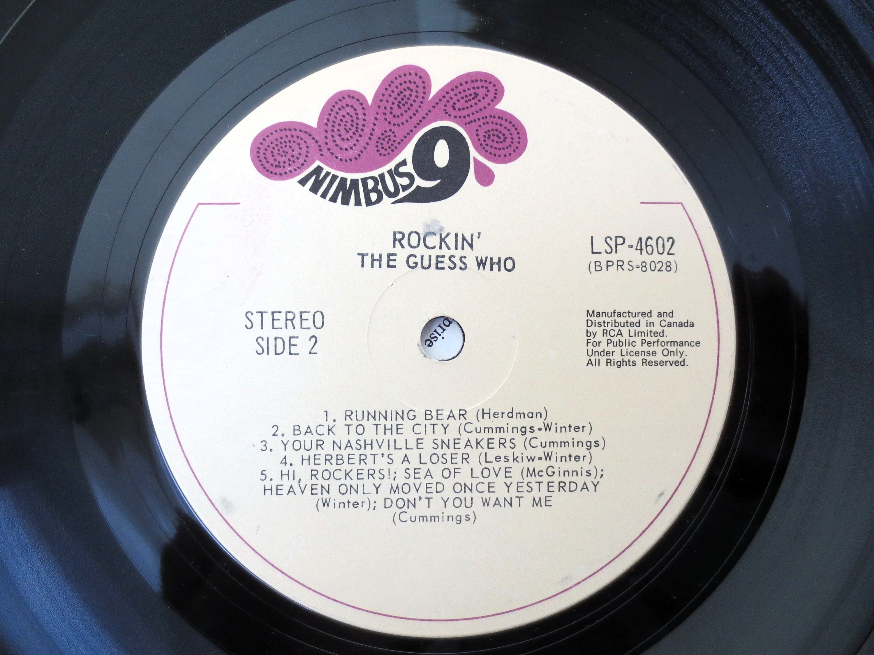 The Guess Who – Rockin' (1972) Vinyl LP