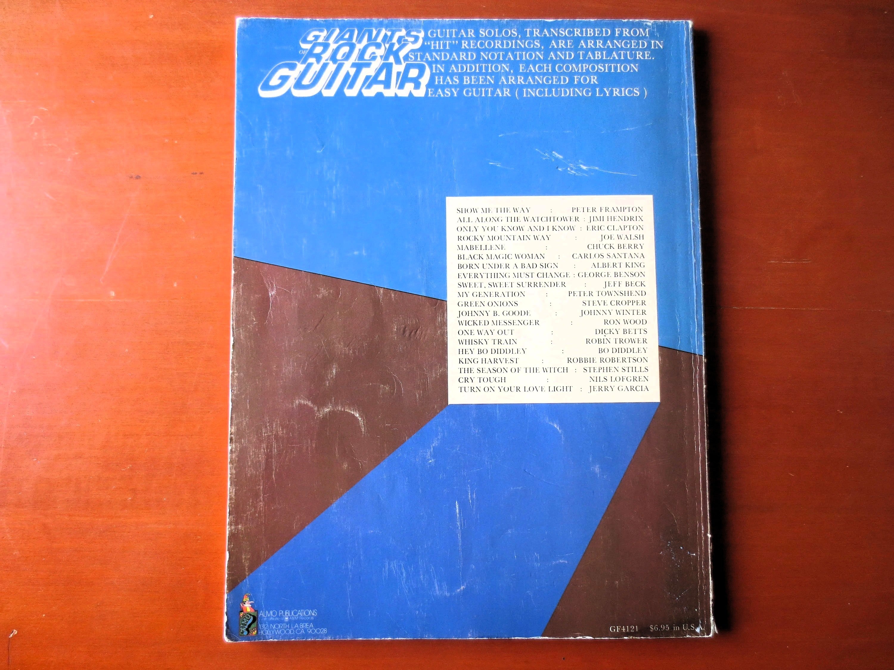 Giants of Rock Guitar – Sheet Music Book (Guitar/Vocal)