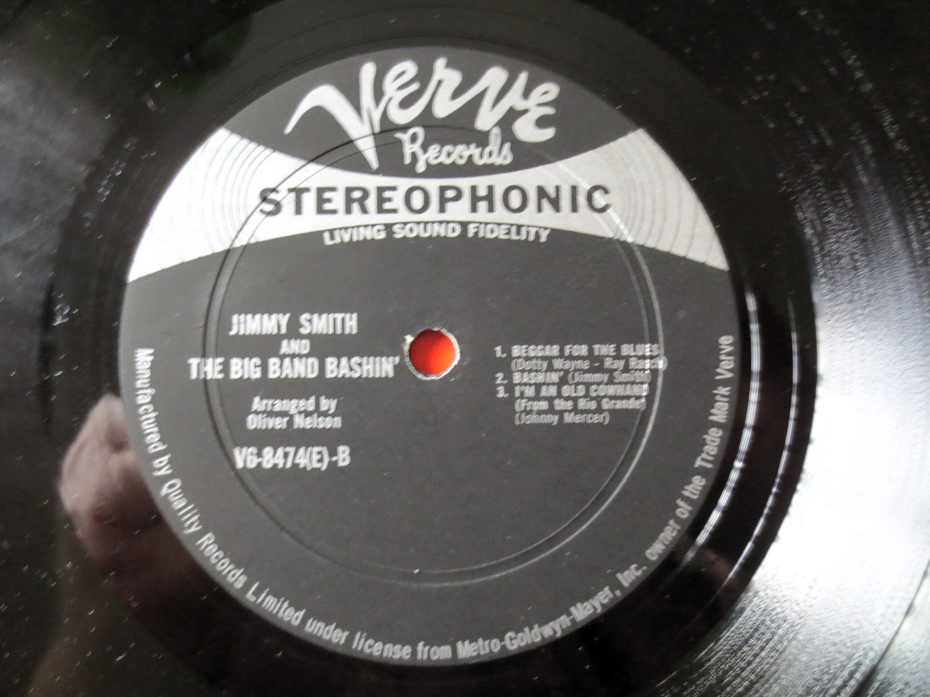 Jimmy Smith – Bashin': The Unpredictable Jimmy Smith (1962) Vinyl LP