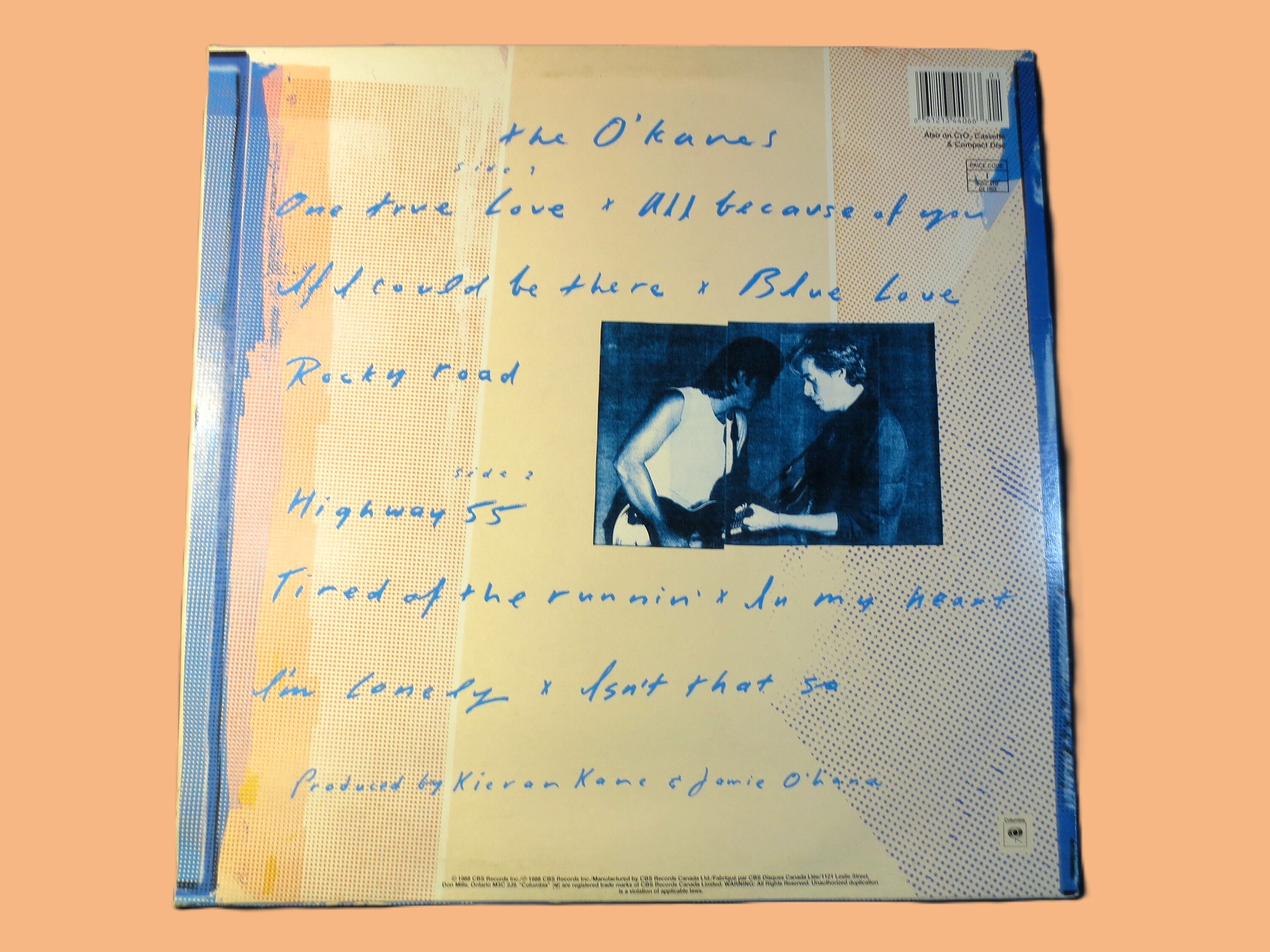 The O'Kanes – Tired of the Runnin' (1988) Vinyl LP