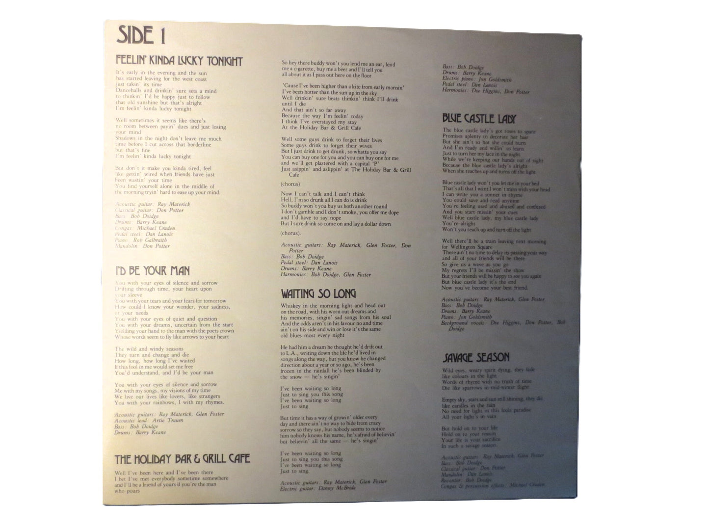RAY MATERICK, Best Friend Overnight, Vintage Album, 1975 Record, Vinyl Lp