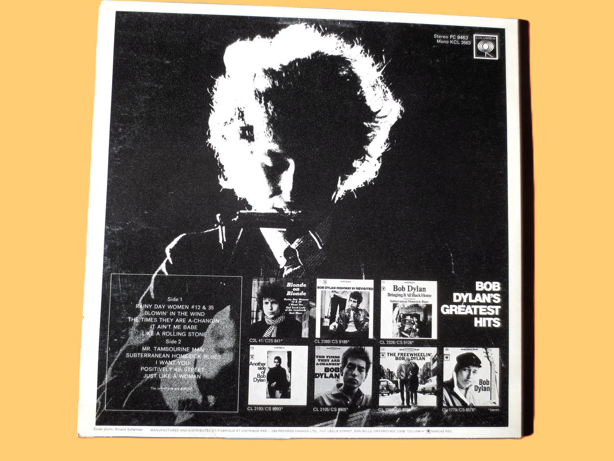 Bob Dylan – Greatest Hits (1976) Vinyl LP