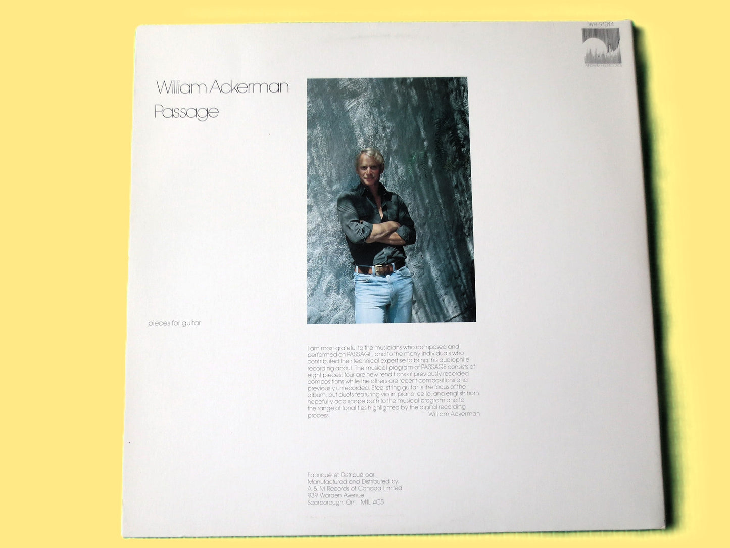 William Ackerman – Passage (1981) Vinyl LP