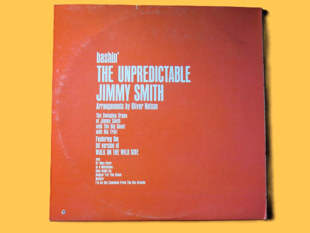 Jimmy Smith – Bashin': The Unpredictable Jimmy Smith (1962) Vinyl LP