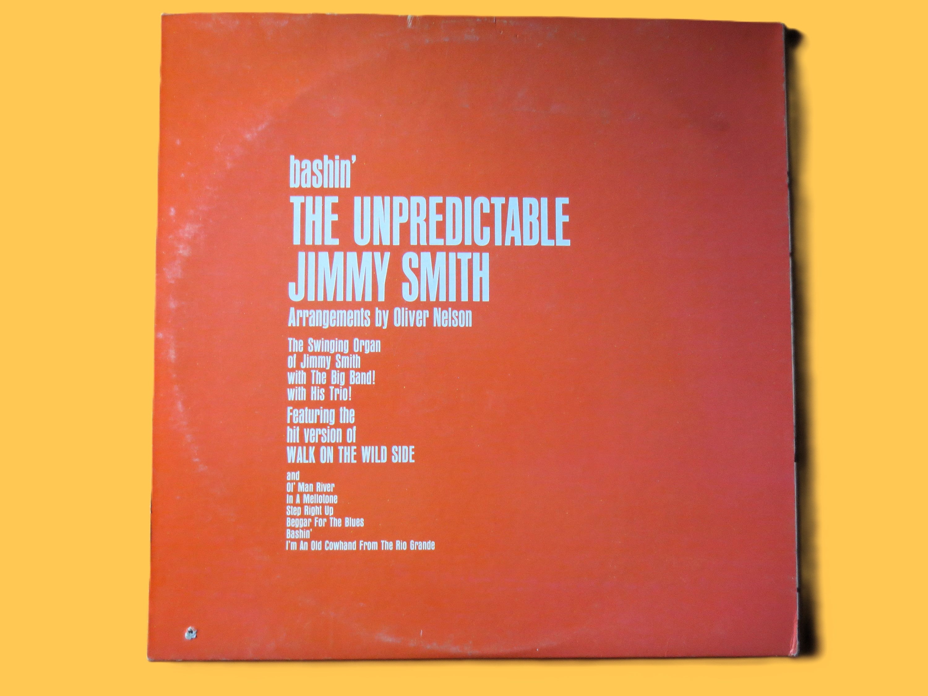 Jimmy Smith – Bashin': The Unpredictable Jimmy Smith (1962) Vinyl LP