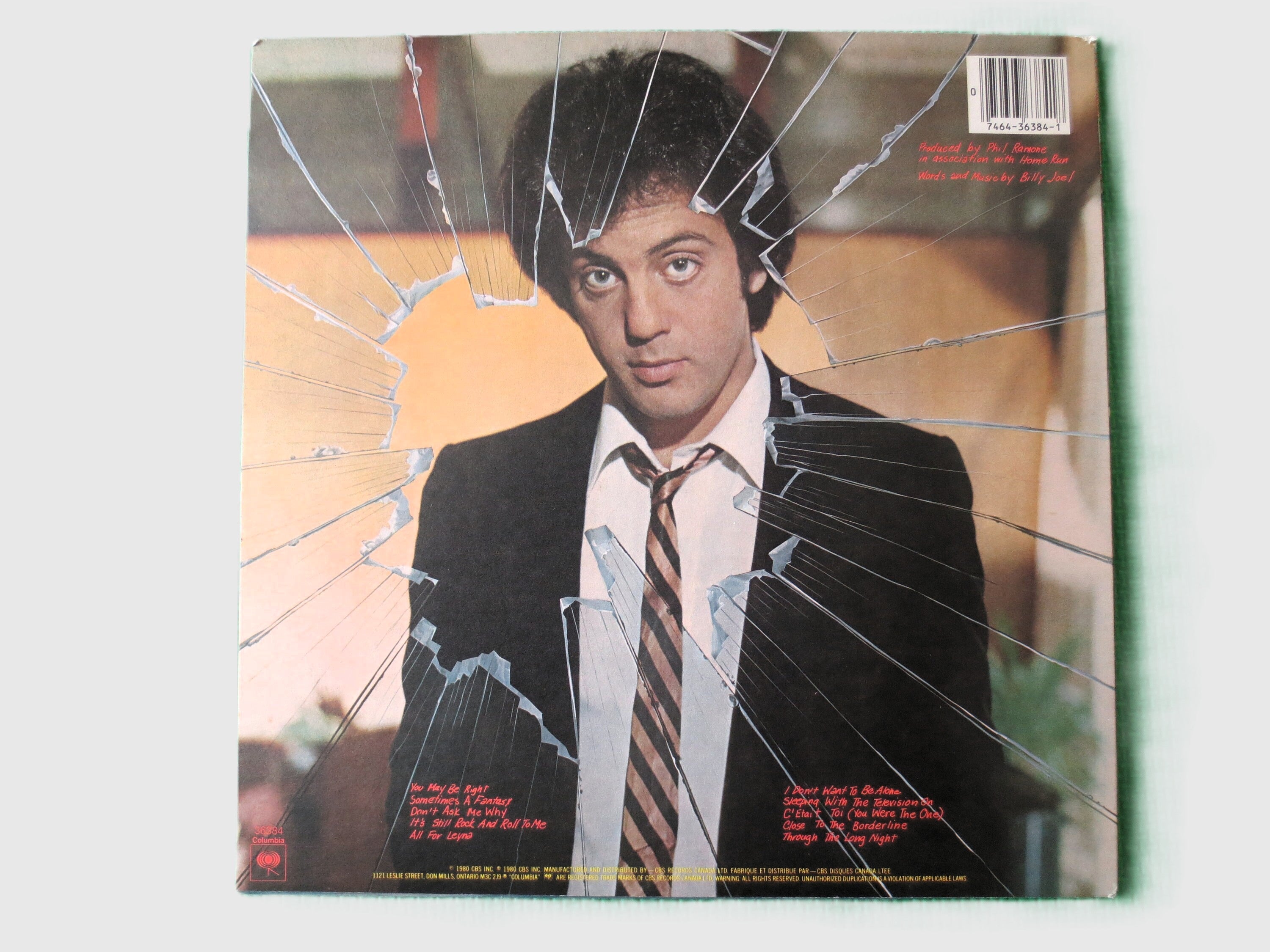 BILLY JOEL, Glass Houses, Vintage Album, 1980 Record, Vinyl Lp