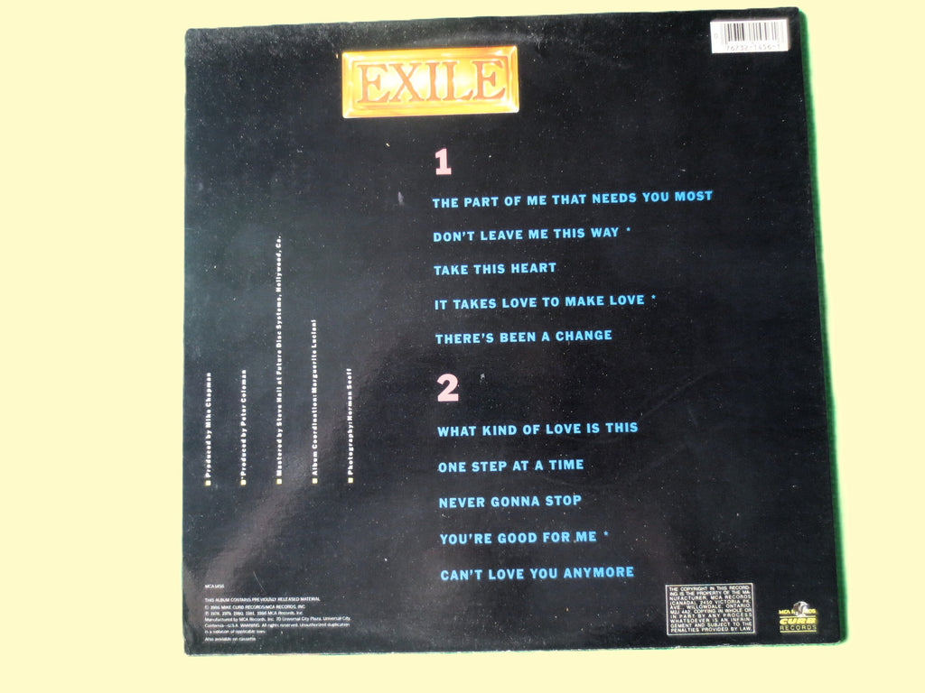 Exile – More Exile (1986) Vinyl LP
