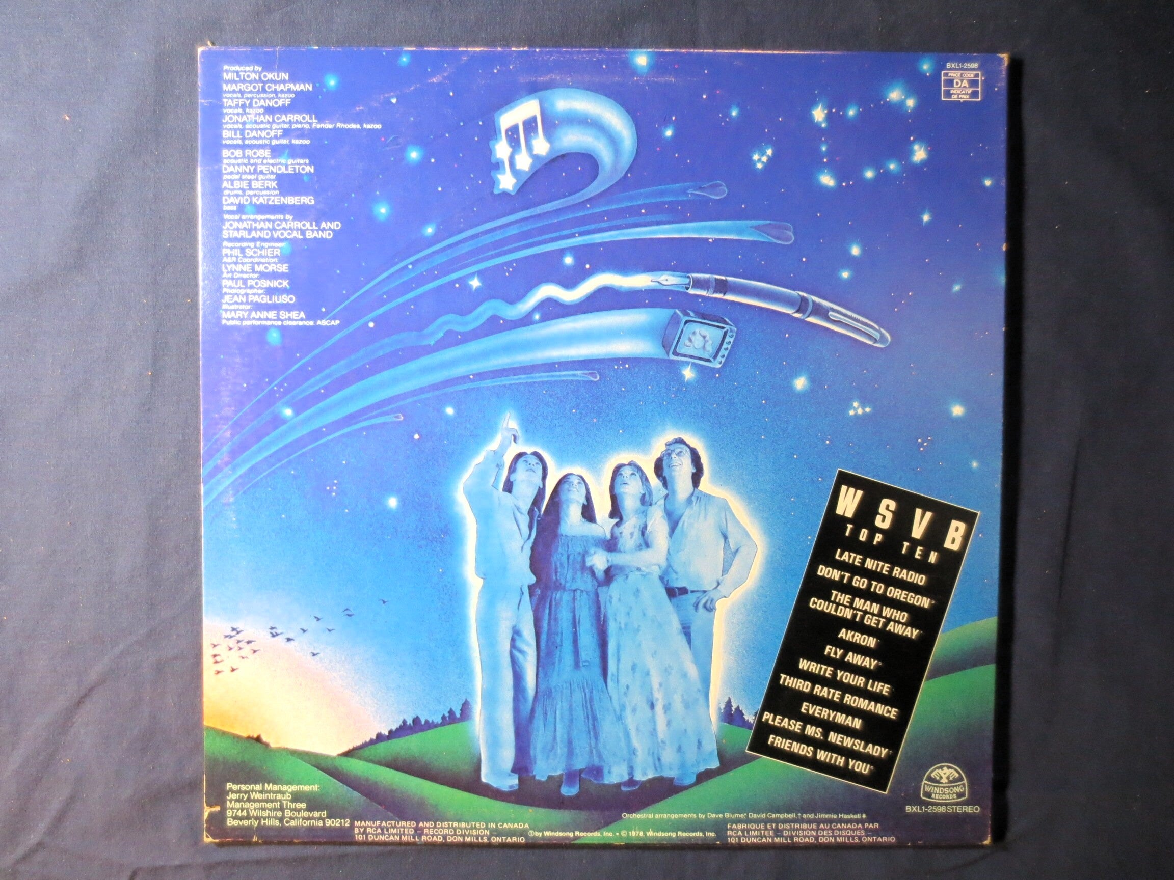 Starland Vocal Band – Late Nite Radio (1978) [Vinyl LP]