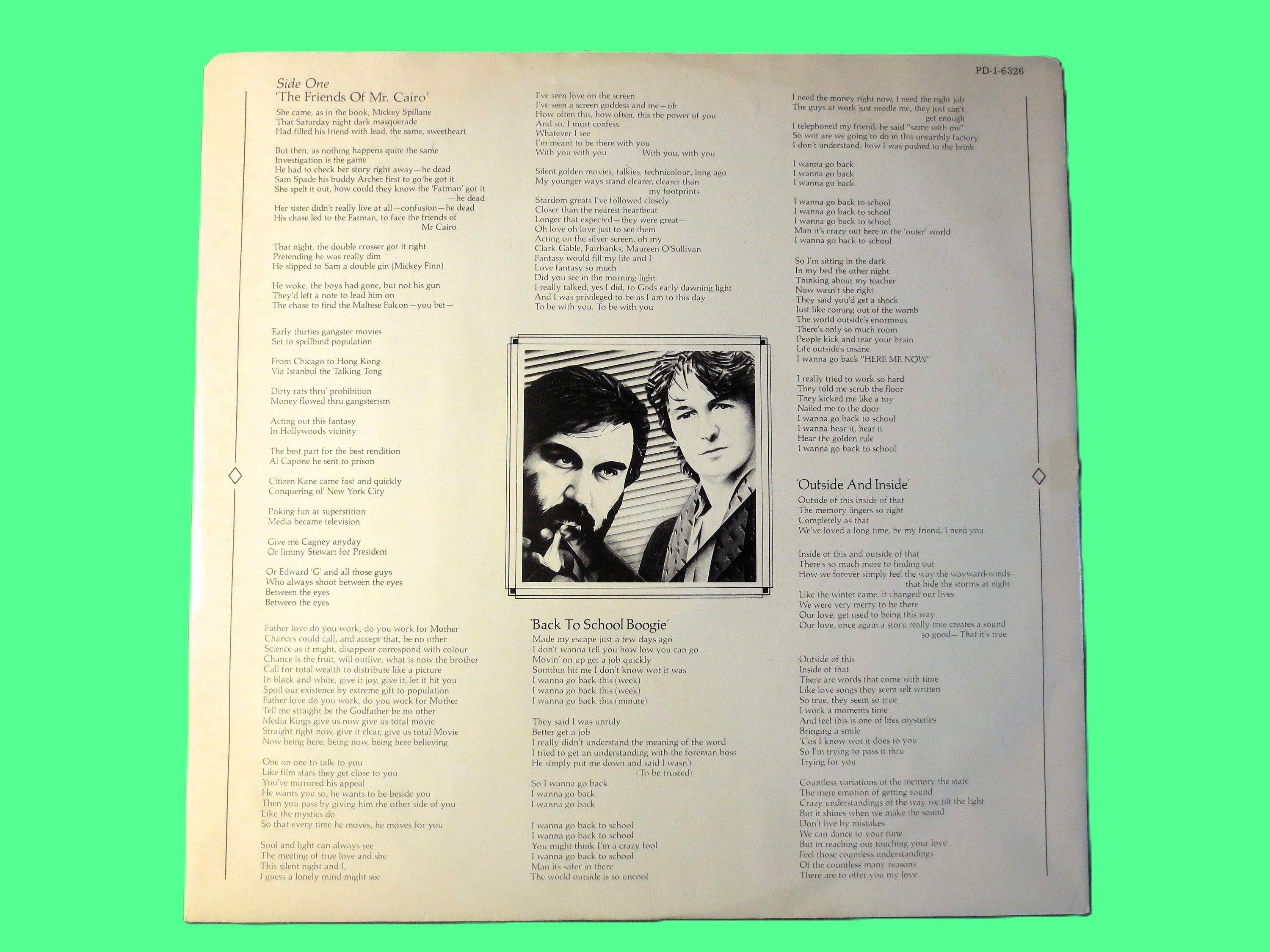 Jon & Vangelis – The Friends of Mr. Cairo (1981) [Vinyl LP]