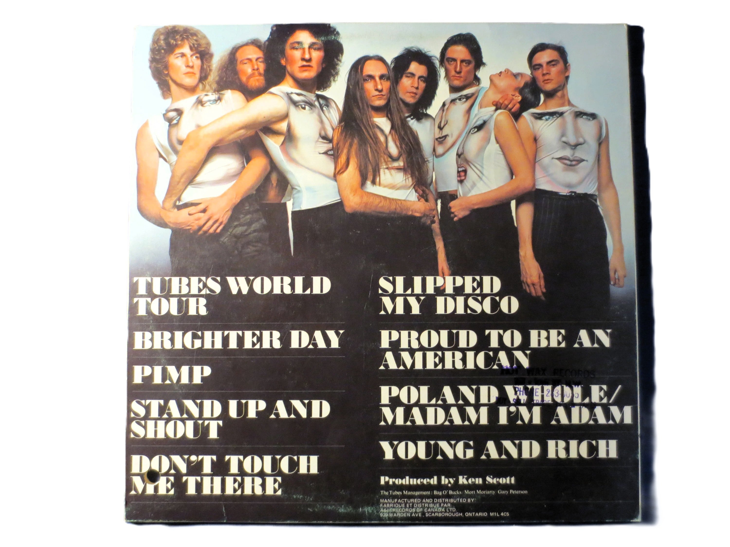 The TUBES, Young and Rich, Vintage Album, 1976 Record, Vinyl Lp