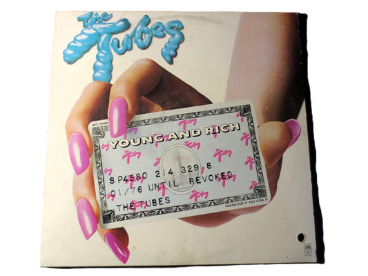 The TUBES, Young and Rich, Vintage Album, 1976 Record, Vinyl Lp