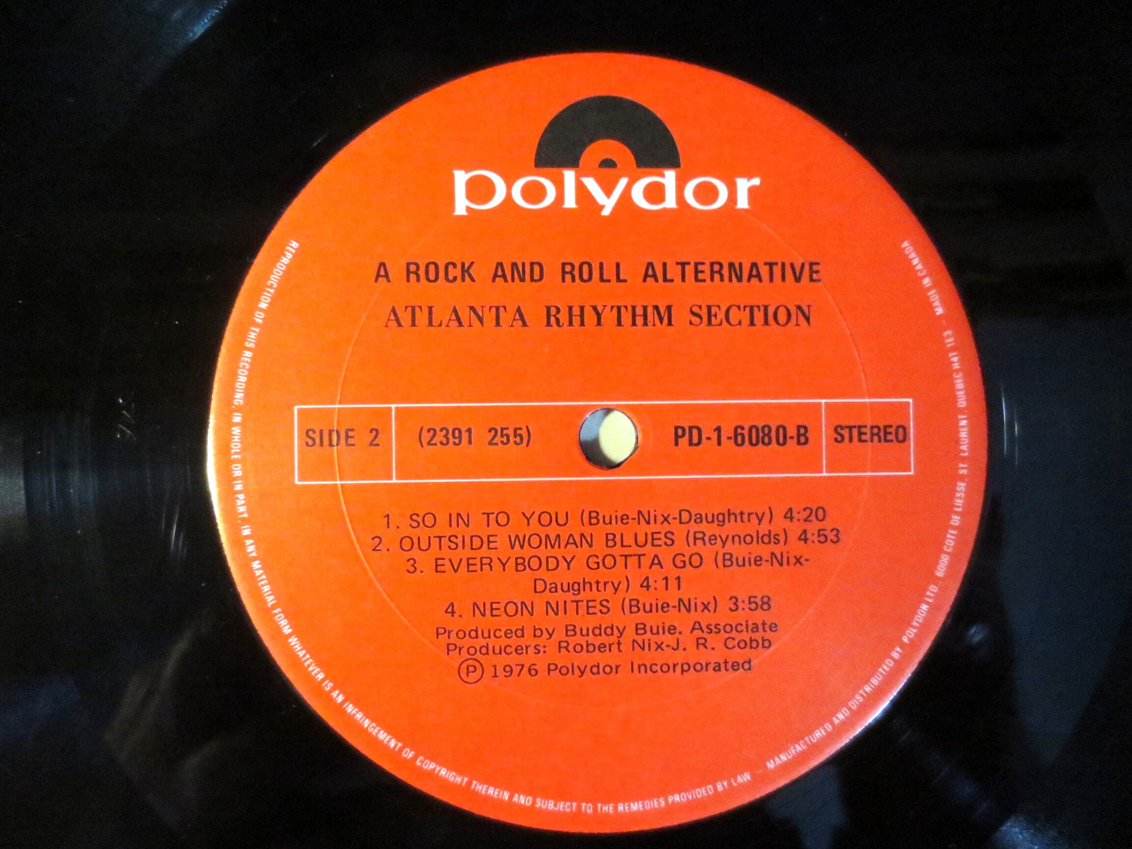Atlanta Rhythm Section, A Rock and Roll Alternative, Rock Records, Soft Rock Records, Rock Albums, Pop Music, Vinyl Records, 1976 Records