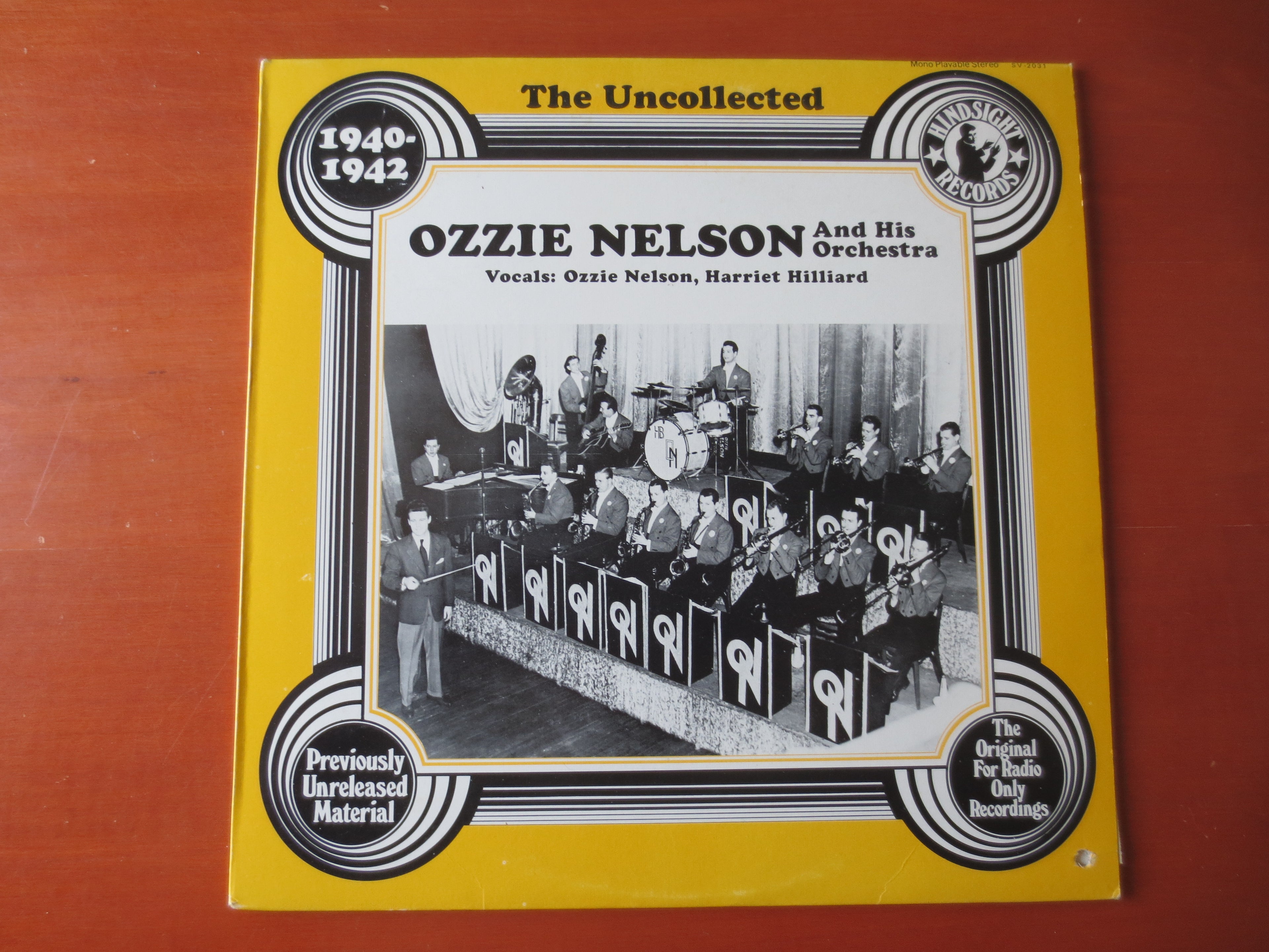 Ozzie Nelson & His Orchestra – The Uncollected (1979) Vinyl LP