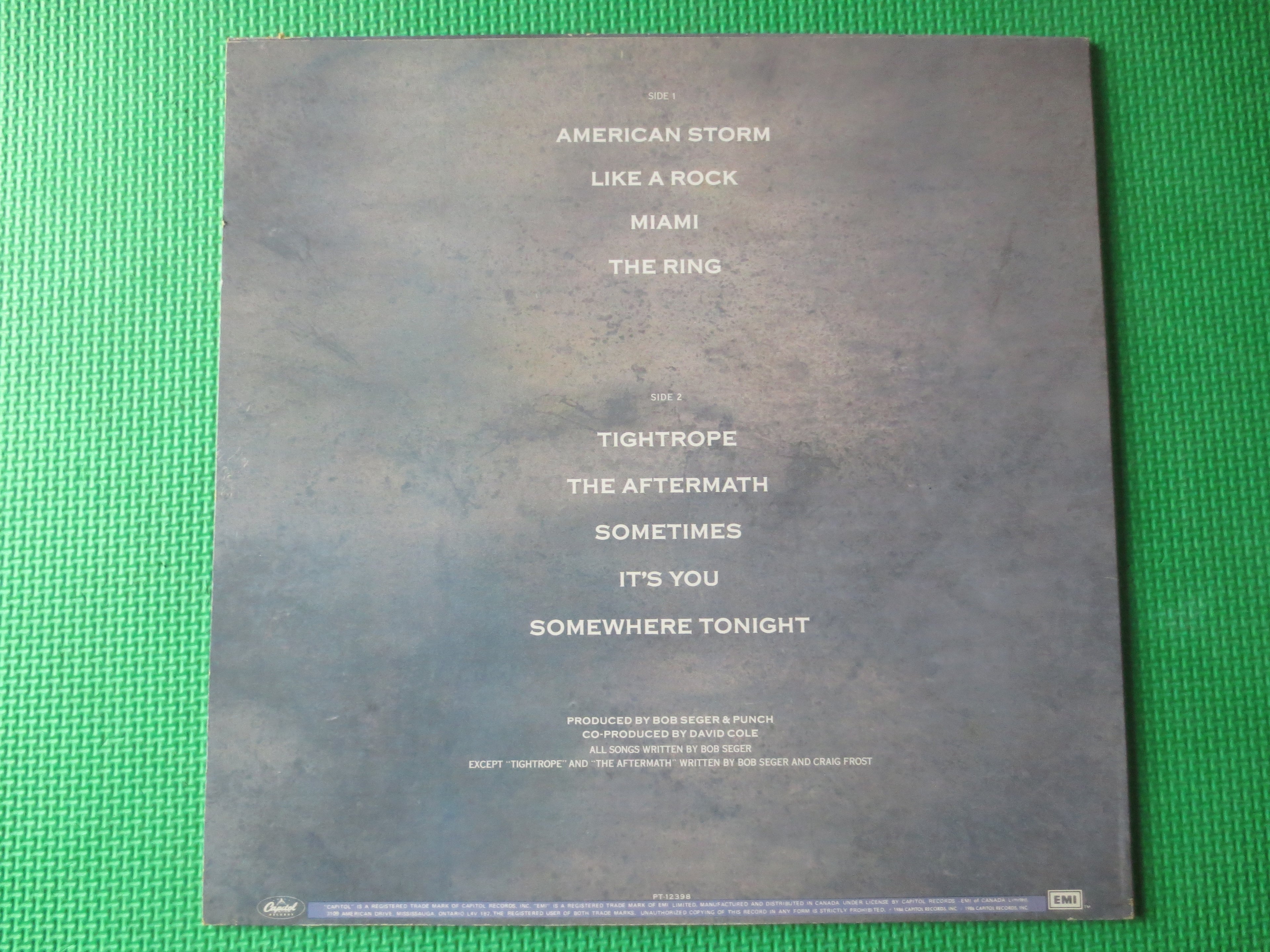 Bob Seger – Like a Rock (1986) Vinyl LP