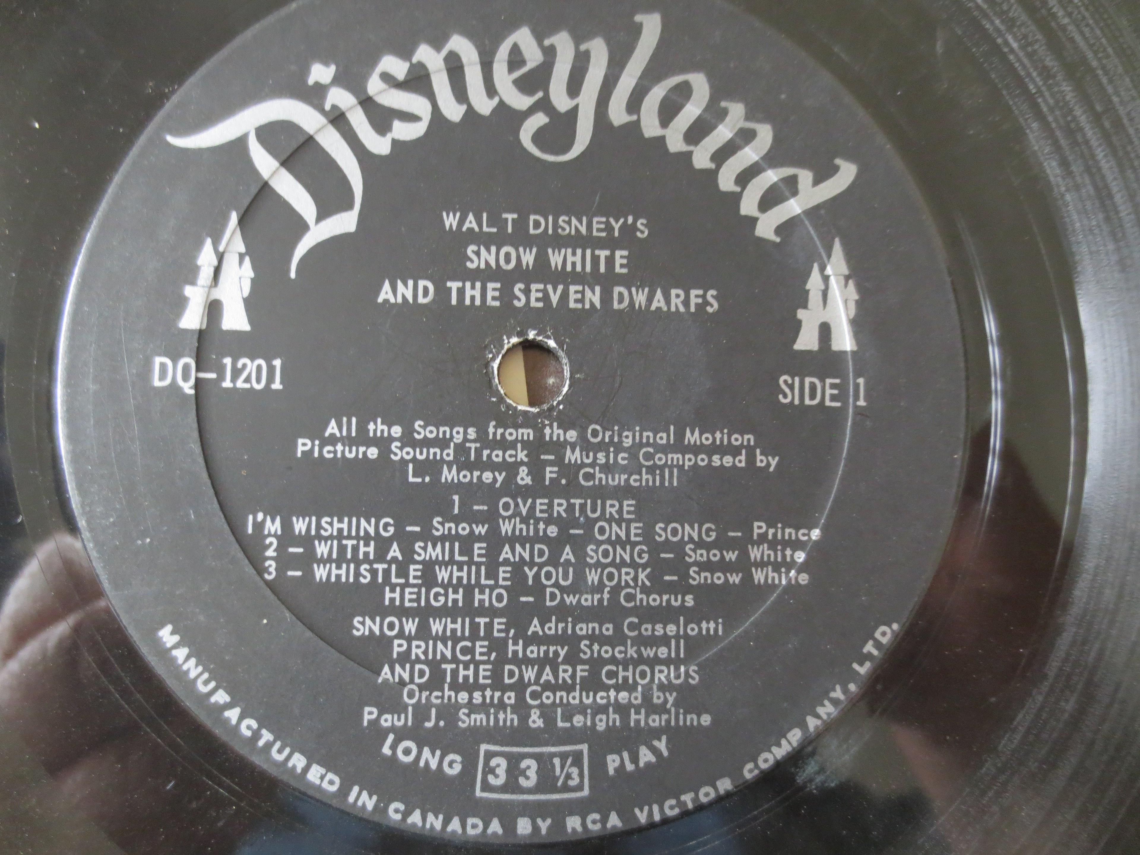Snow White and the Seven Dwarfs (1963) Vinyl LP – Disneyland Records