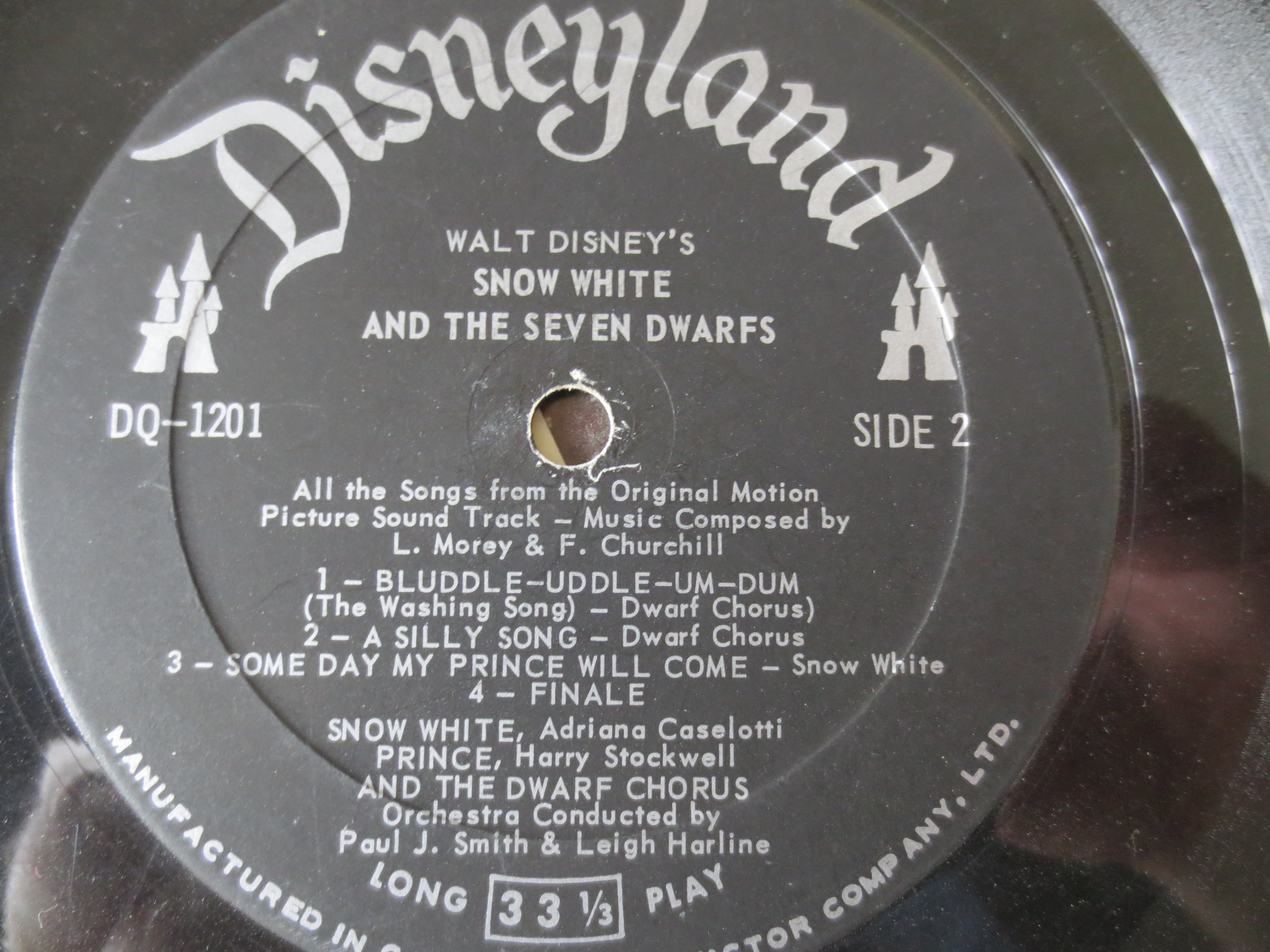 Snow White and the Seven Dwarfs (1963) Vinyl LP – Disneyland Records