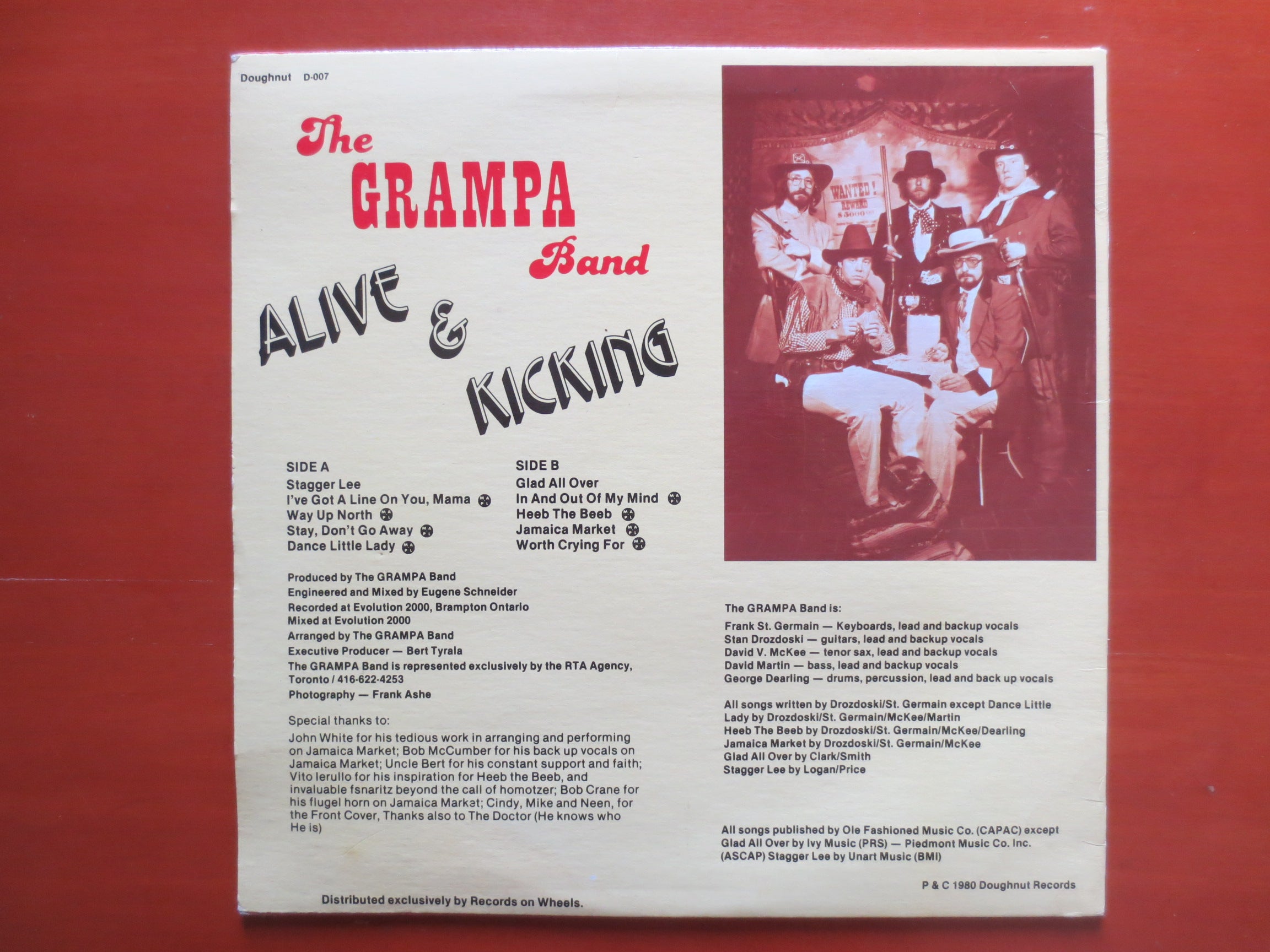 The Grampa Band – Alive and Kicking (1980) [Vinyl LP]