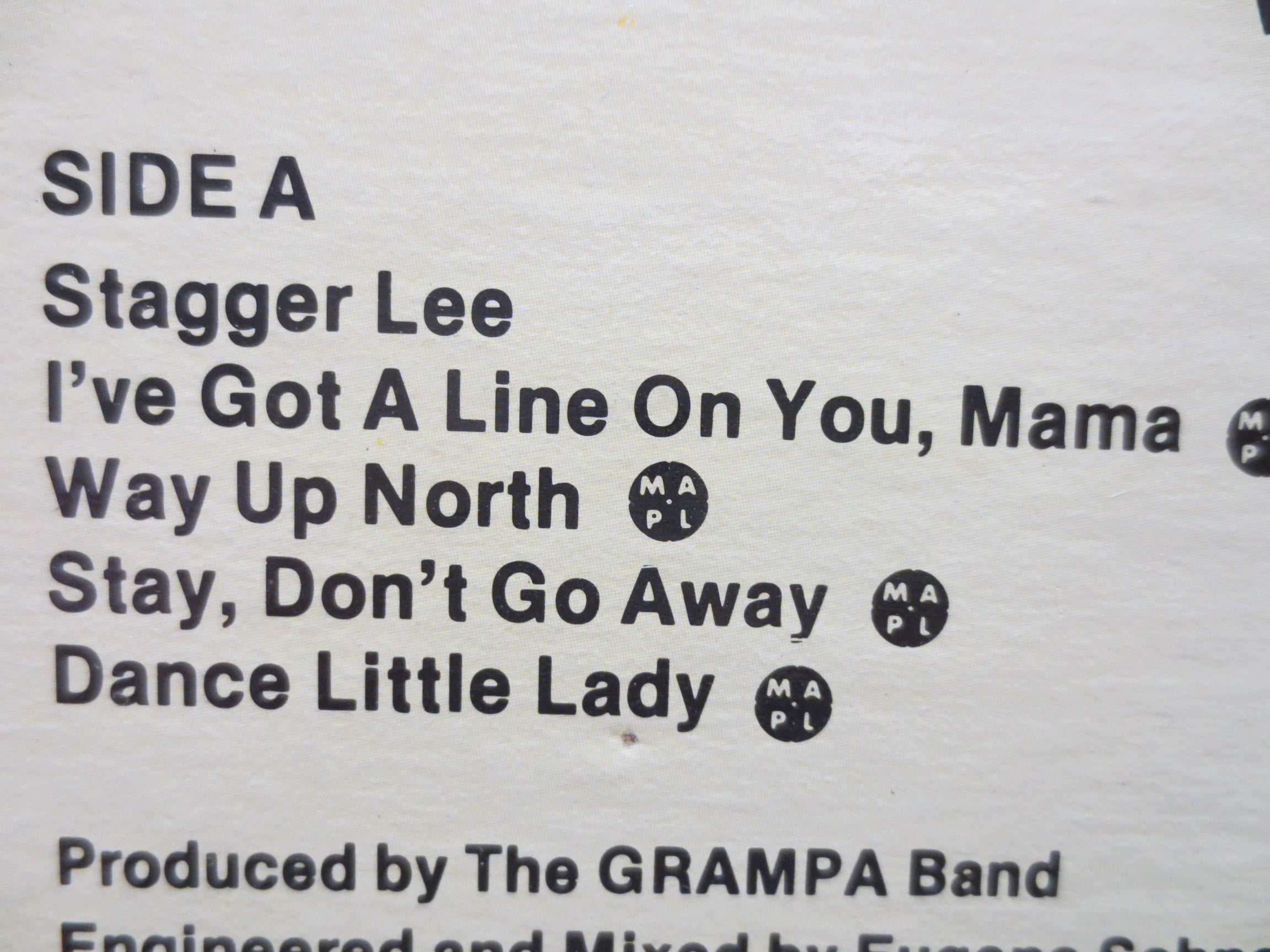The Grampa Band – Alive and Kicking (1980) [Vinyl LP]