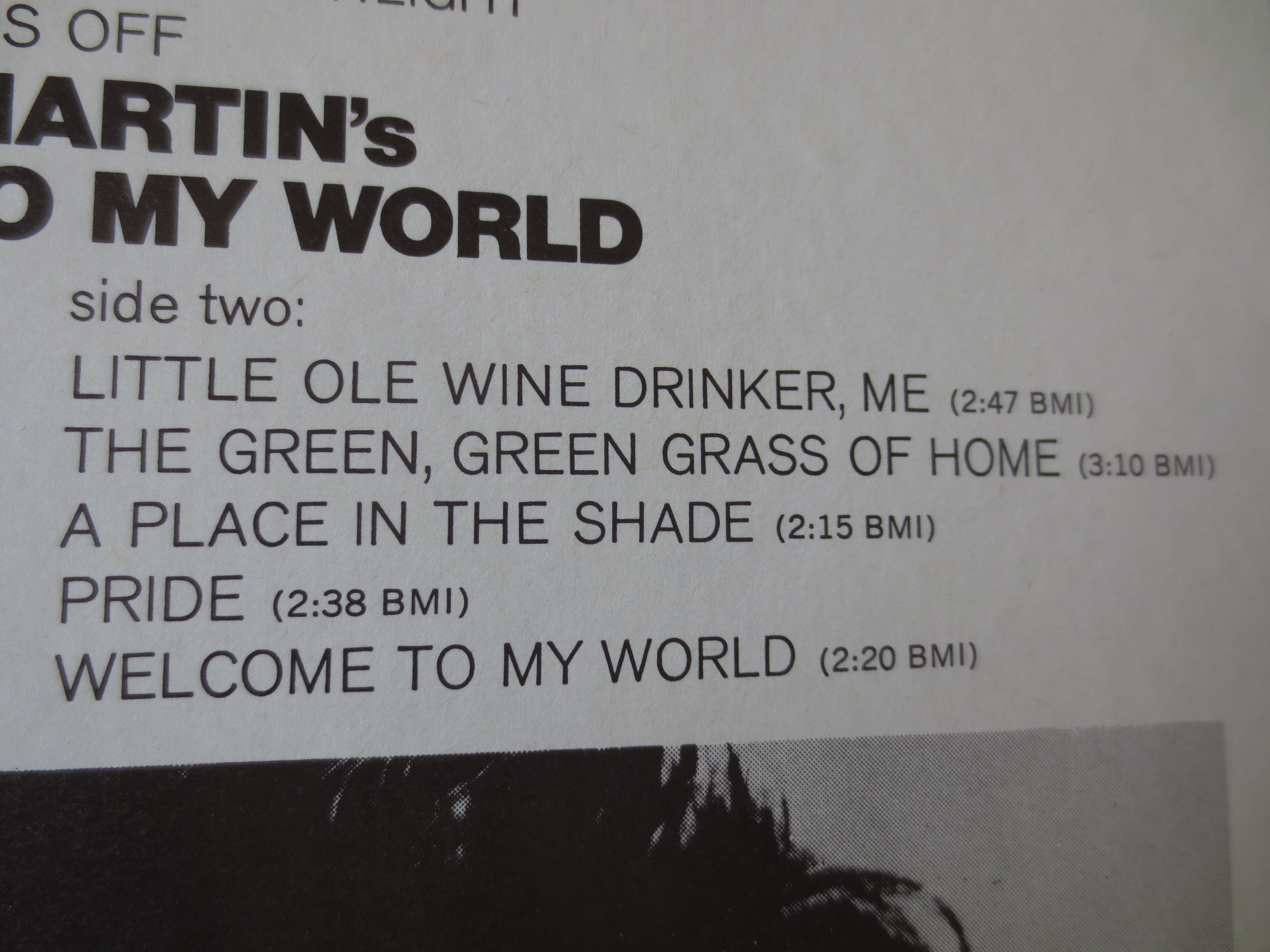 Dean Martin – Welcome to My World (1967) Vinyl LP