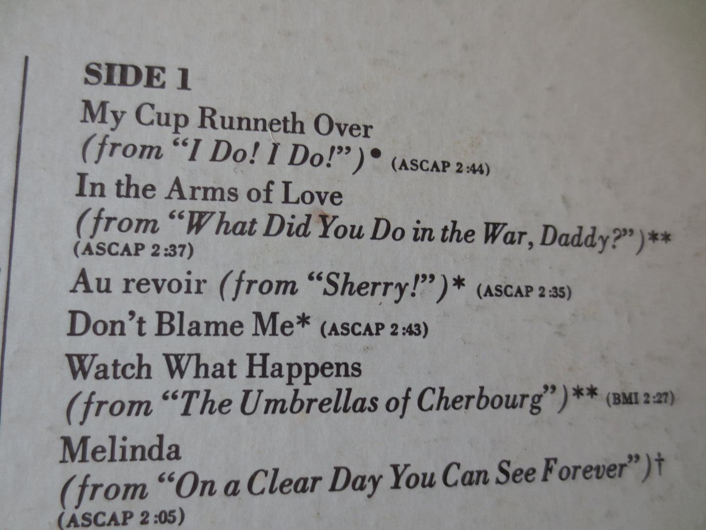 The AMES BROTHERS, My Cup Runneth Over, The AMES Brothers Lp, Vintage Vinyl, Lps, Vinyl Records, Record Vinyl, 1967 Records
