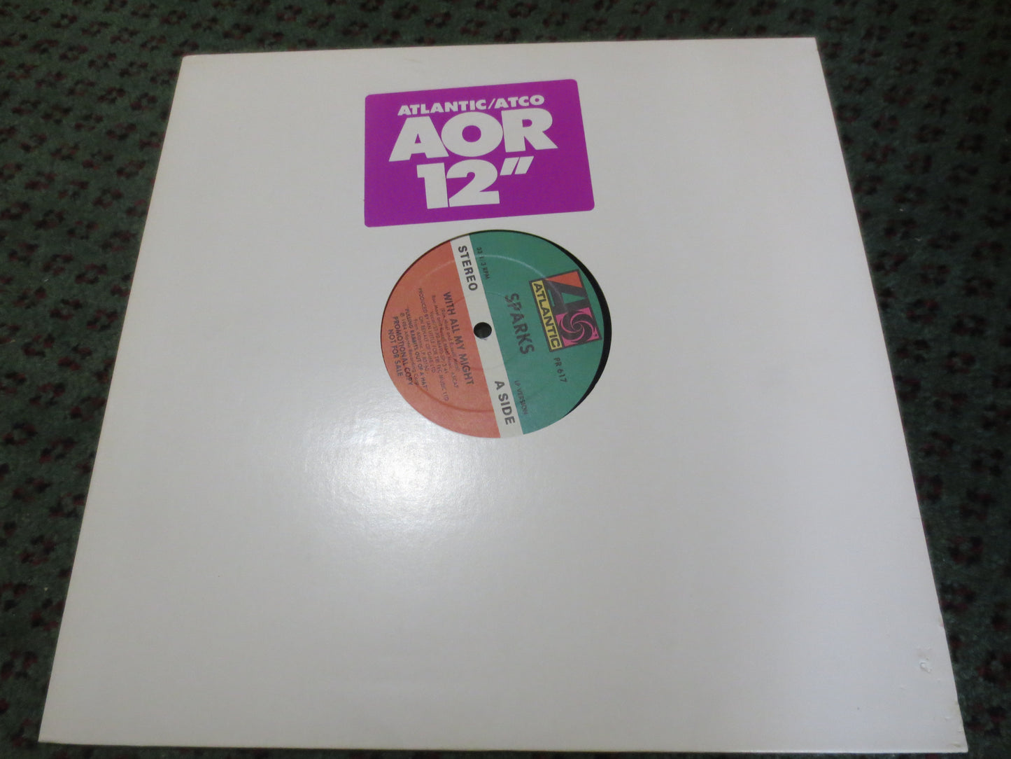 SPARKS, With All My Might, The SPARKS Brothers, SPARKS Album, Sparks Record, Sparks Lp, Rock Records, Rock Ep, 1984 Records