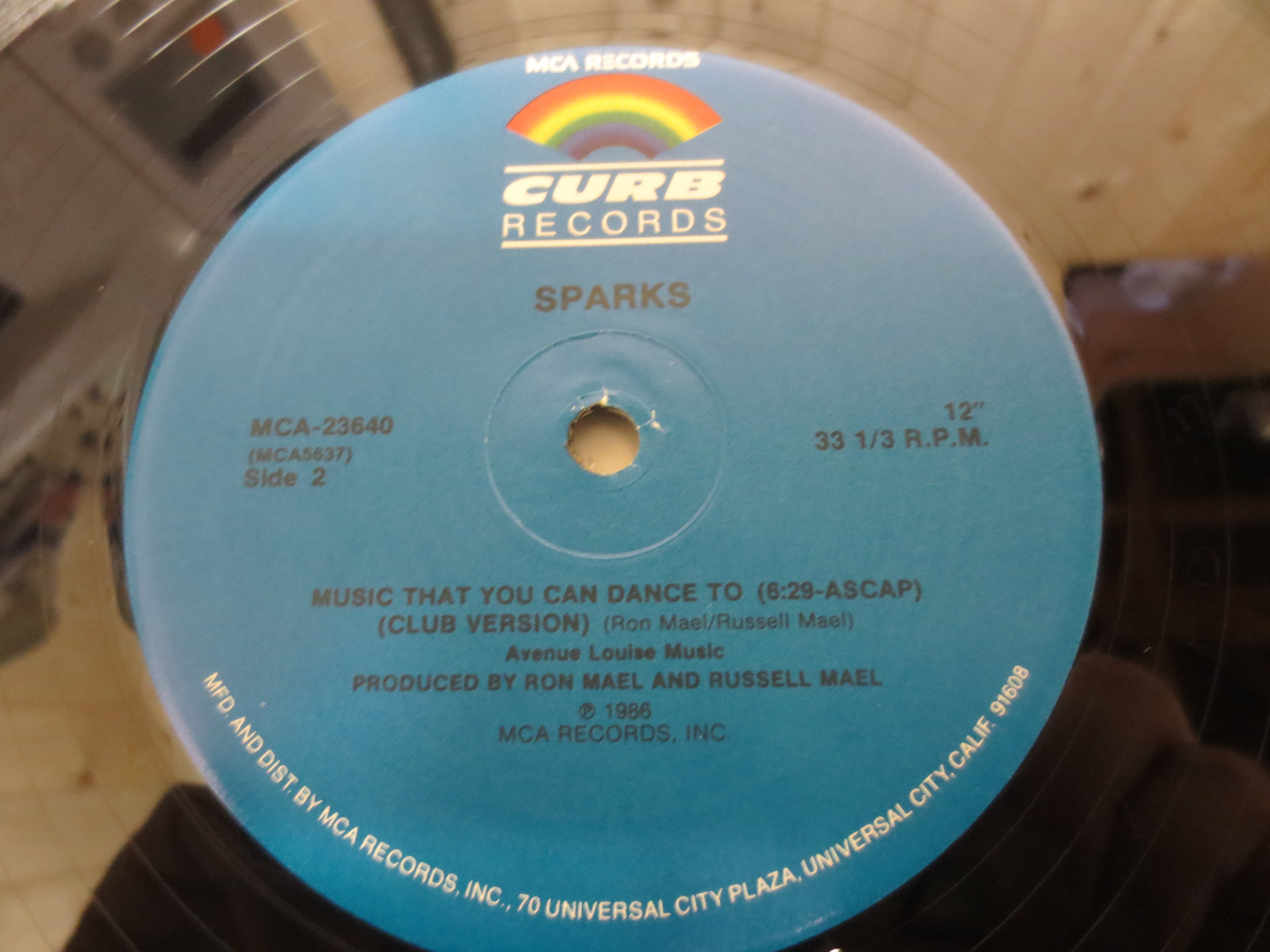 Sparks – Music That You Can Dance To (1986) Vinyl 12" EP