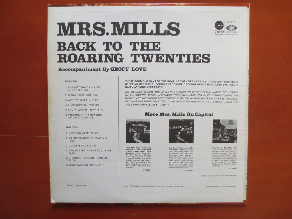 Mrs. Mills – Roaring Twenties (1969) Vinyl LP