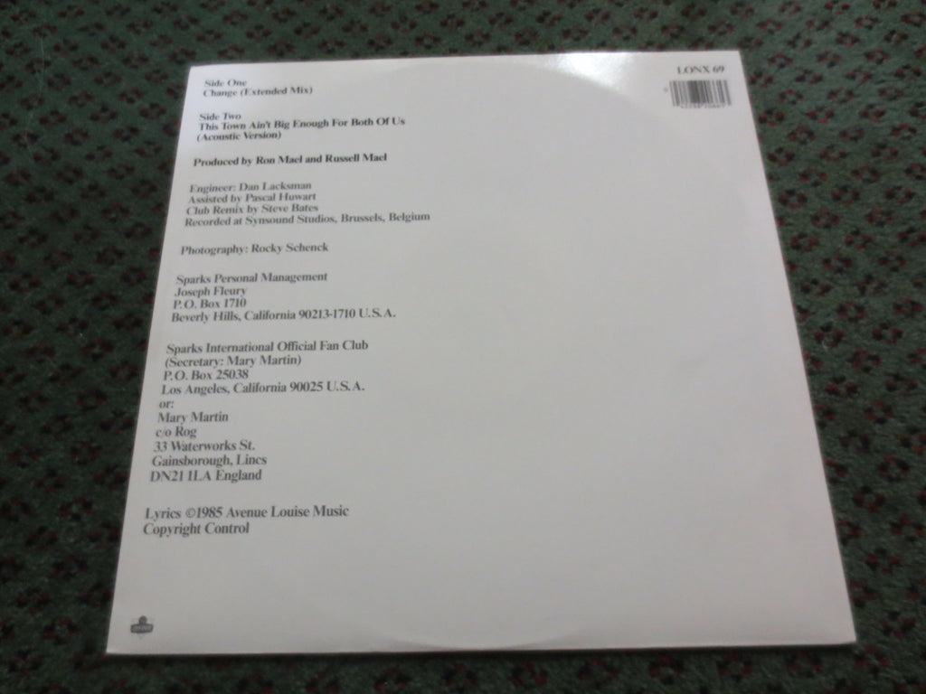 Sparks – Music That You Can Dance To (1986) Vinyl 12" EP
