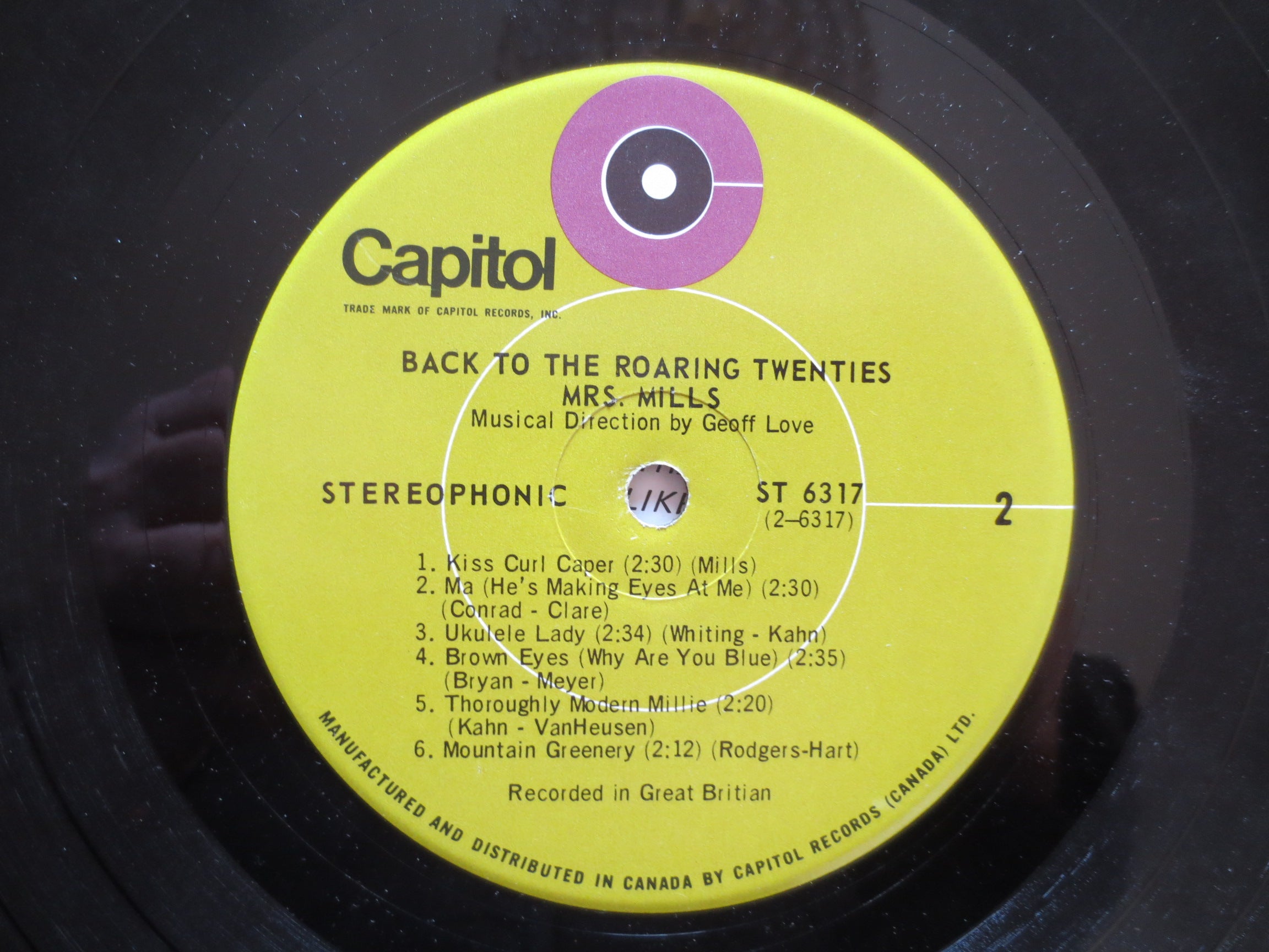 Mrs. Mills – Roaring Twenties (1969) Vinyl LP