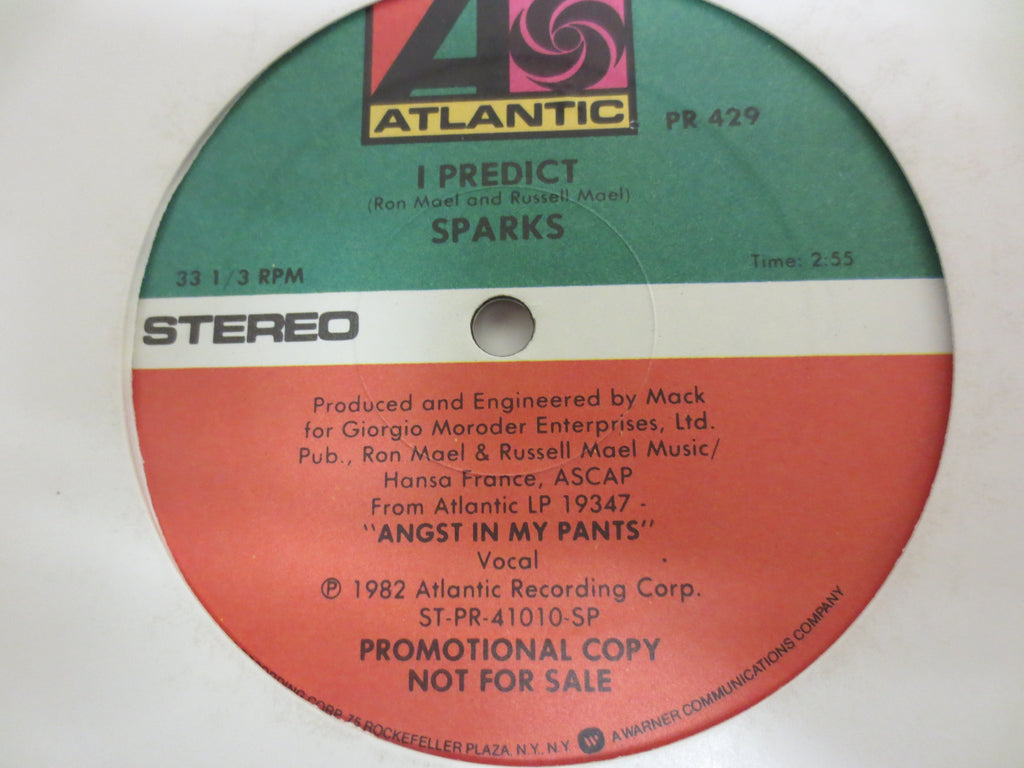 Sparks – I Predict (1982) Vinyl EP – Promo